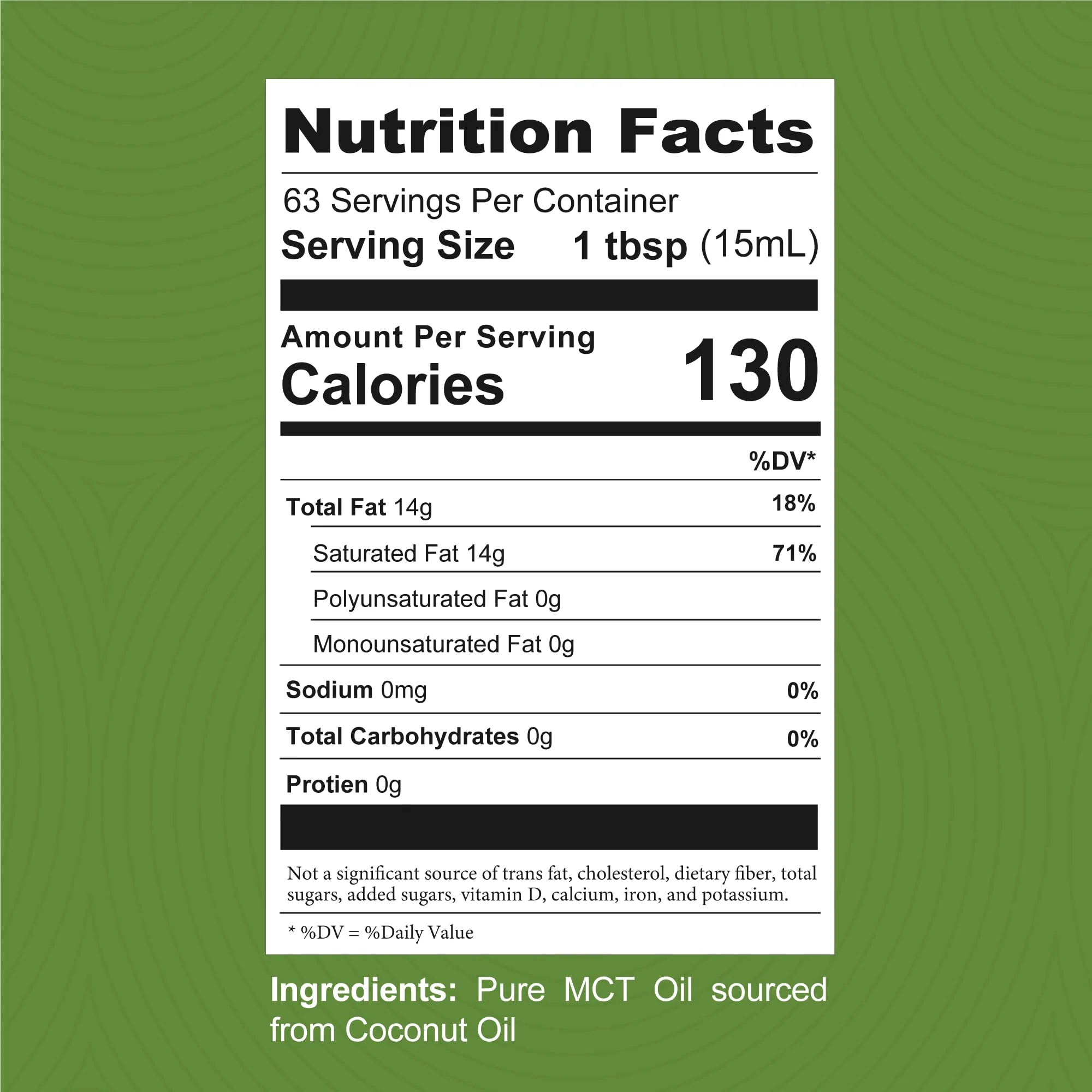 100% Coconut MCT Oil Liquid – C8 C10 for Sustained Mental Energy & Focus | Palm Free, Vegan, Keto & Paleo | 32 oz (60+ Servings) - Image 3