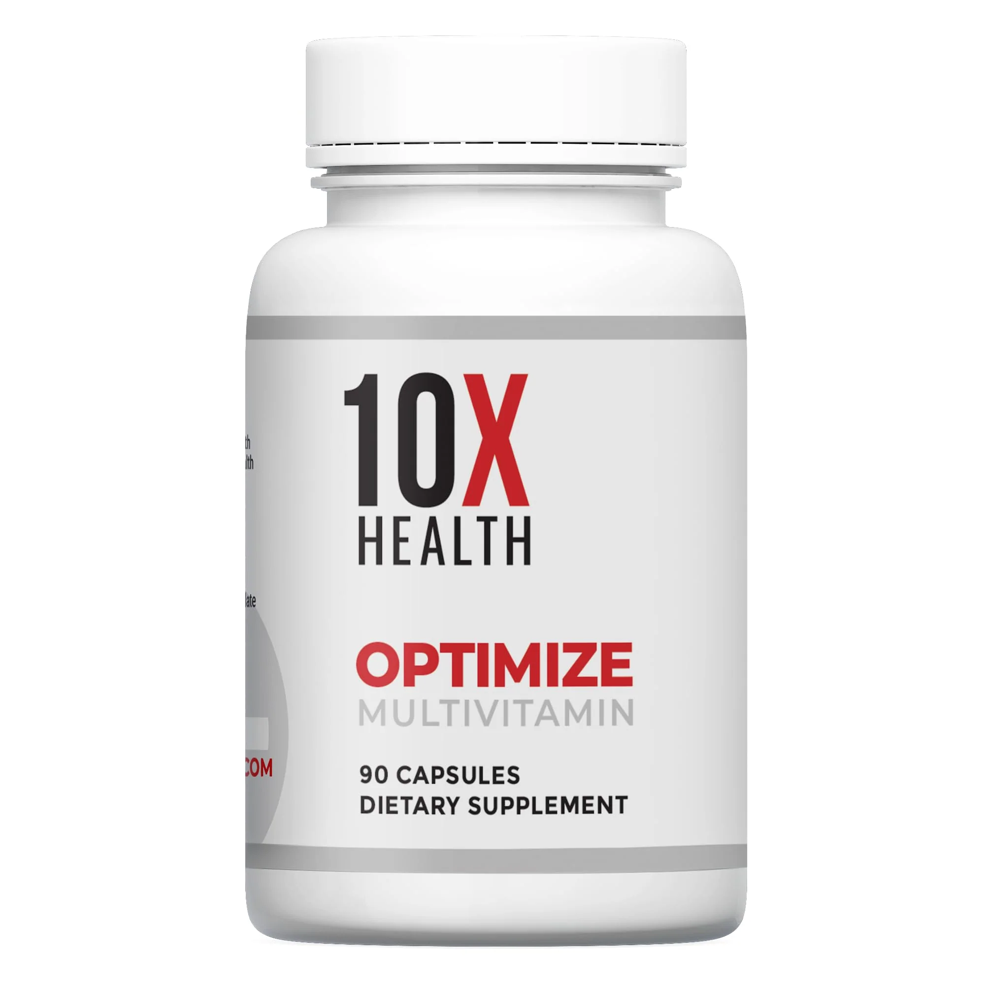 10X Health System Optimize Multivitamin for Men – 90 Capsules | 34-in-1 Methylated Formula, 5-MTHF, NAC, 800 mcg B12 - Image 3