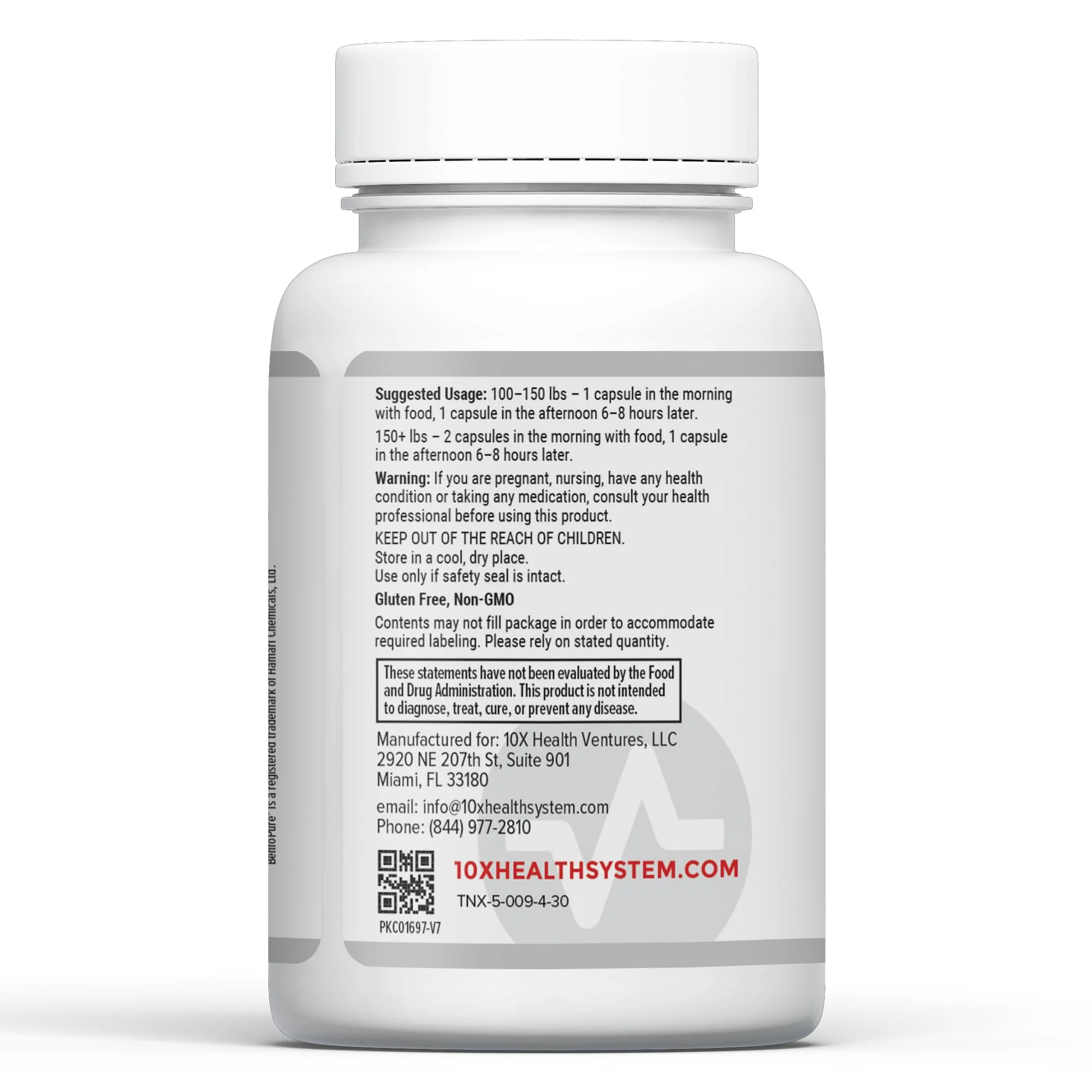 10X Health System Optimize Multivitamin for Men – 90 Capsules | 34-in-1 Methylated Formula, 5-MTHF, NAC, 800 mcg B12 - Image 5