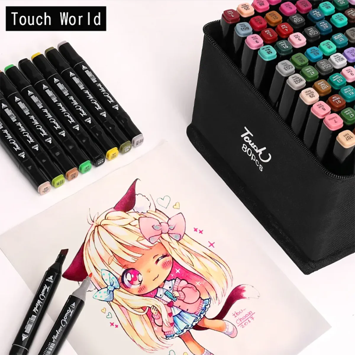 120 Colors Marker Pens Set Manga Brush Pen Student Drawing sketch Kawaii Art School Supplies Stationery Paint Lettering Markers - Image 6