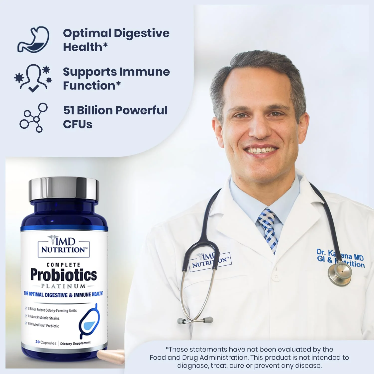 1MD Nutrition Complete Probiotics Platinum – 51B CFU, 11 Strains, Dairy-Free, 30 Capsules - Image 11