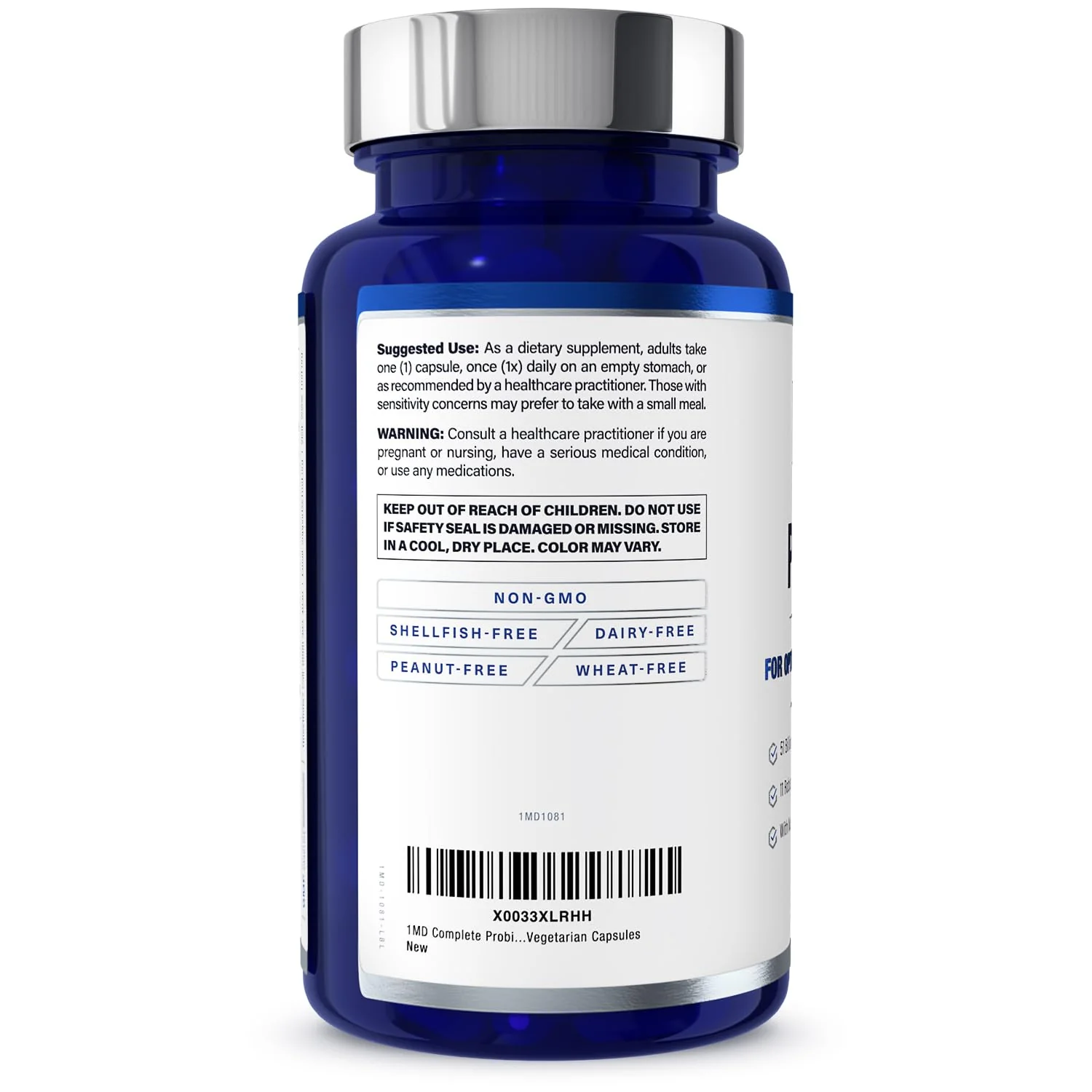 1MD Nutrition Complete Probiotics Platinum – 51B CFU, 11 Strains, Dairy-Free, 30 Capsules - Image 18