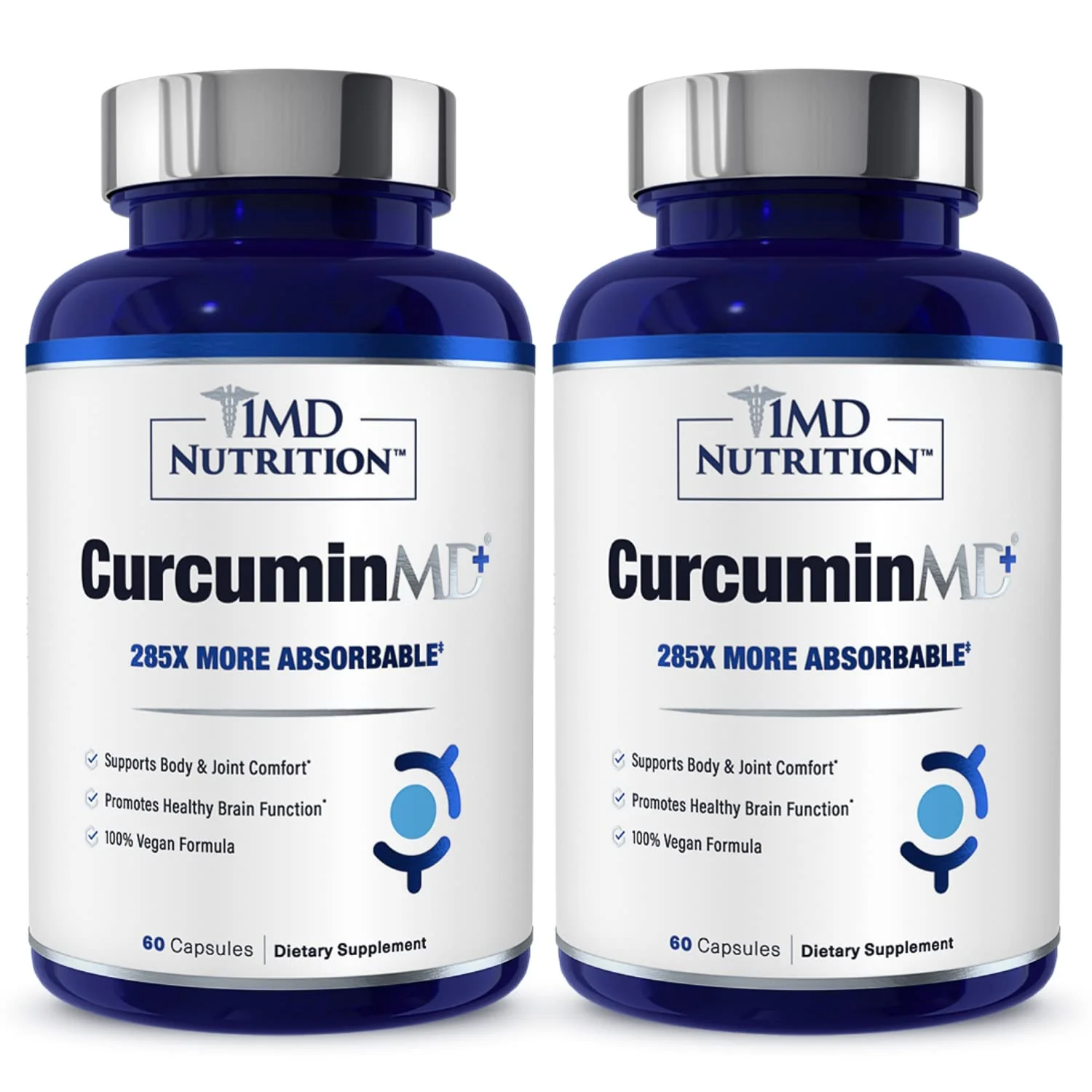1MD Nutrition CurcuminMD Plus - Turmeric Curcumin with Boswellia Serrata, Highly Absorbable | Joint Support & Recovery | 120 Capsules (2-Pack) - Image 10