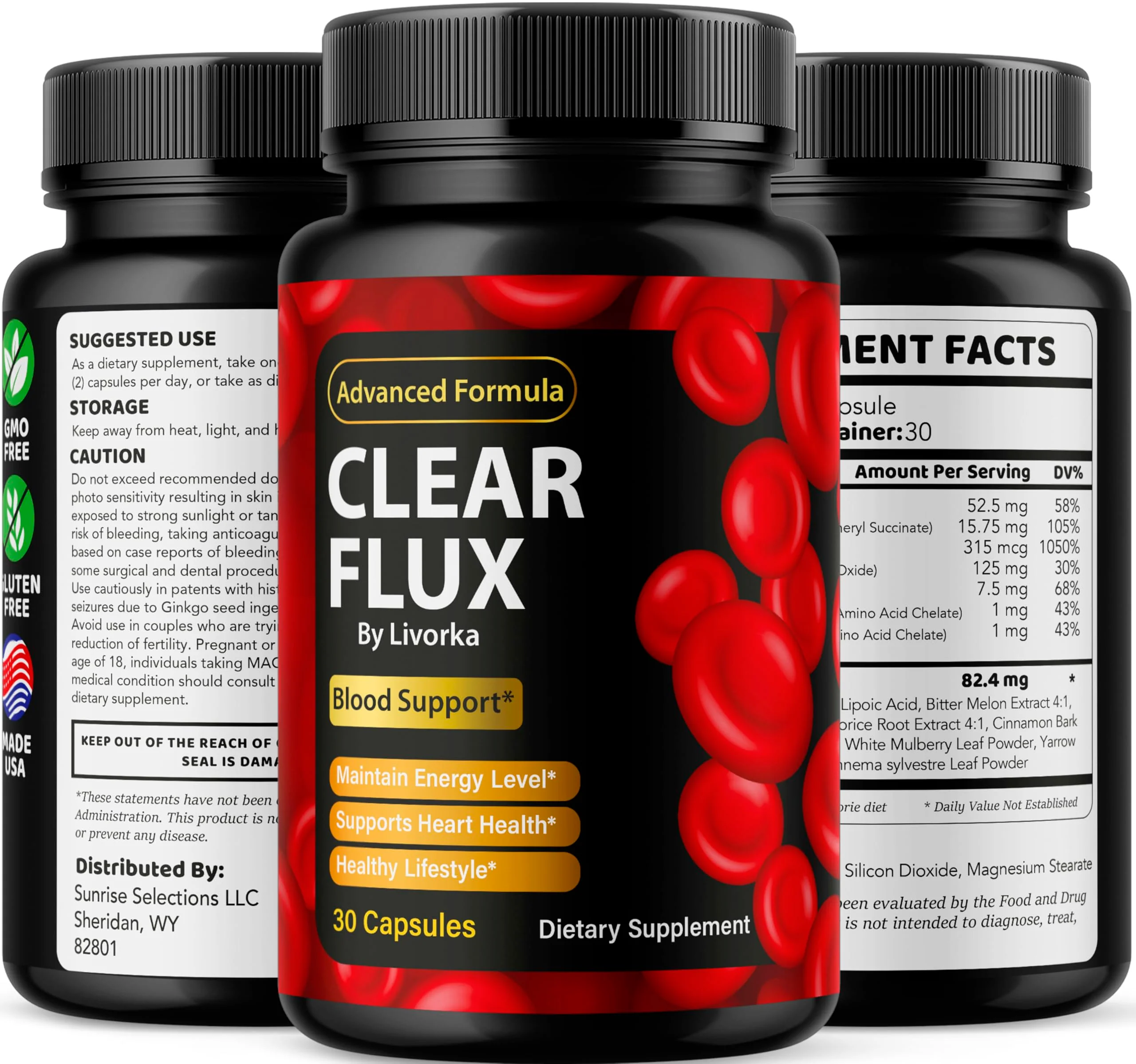 (2 Pack) Clear Flux – Clear Flux Supplement, 60 Capsules for 2 Months - Image 8