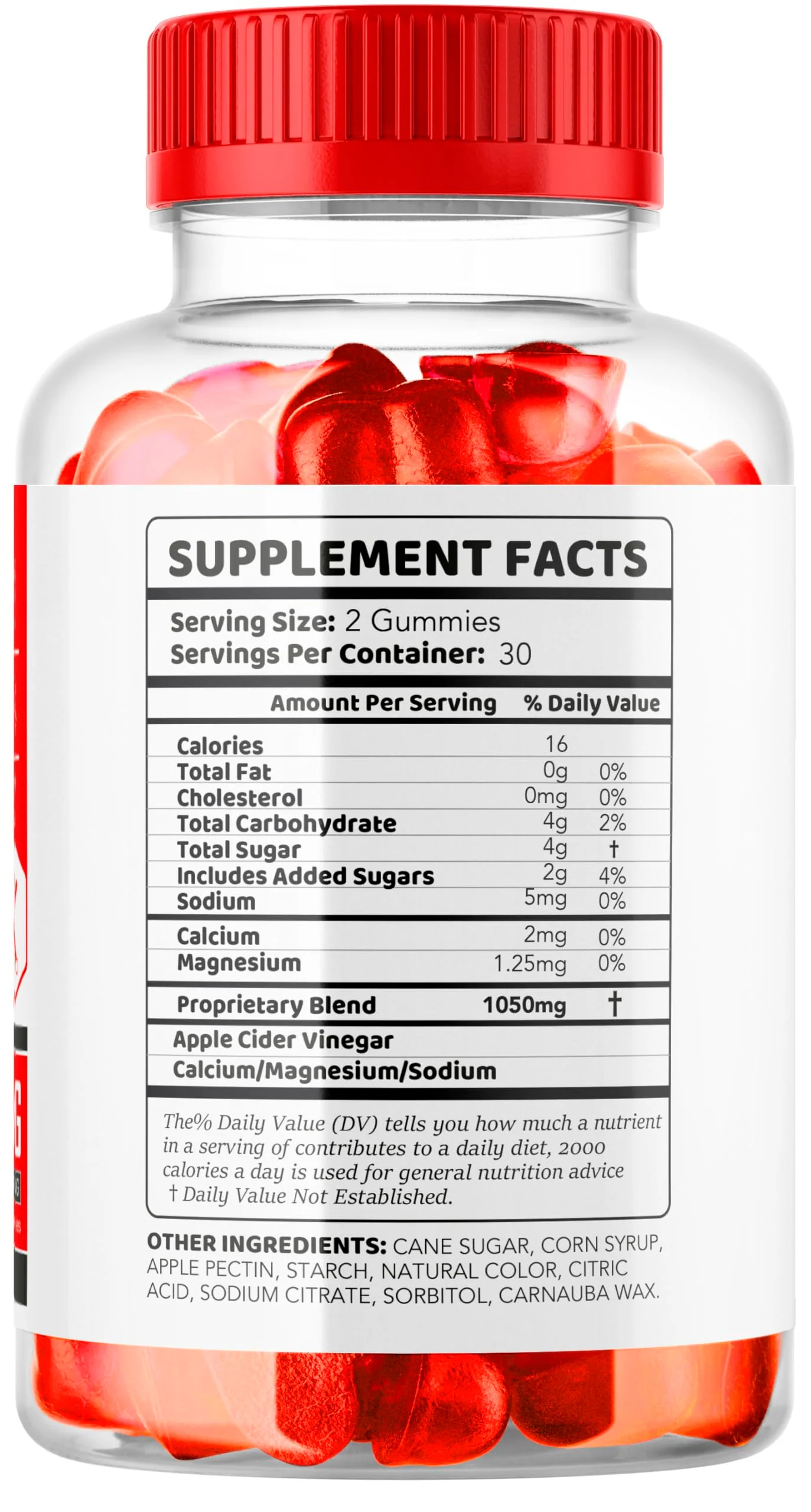 2 Pack Trim Tummy Keto ACV Gummies 1050MG | Keto Apple Cider Vinegar - Image 6