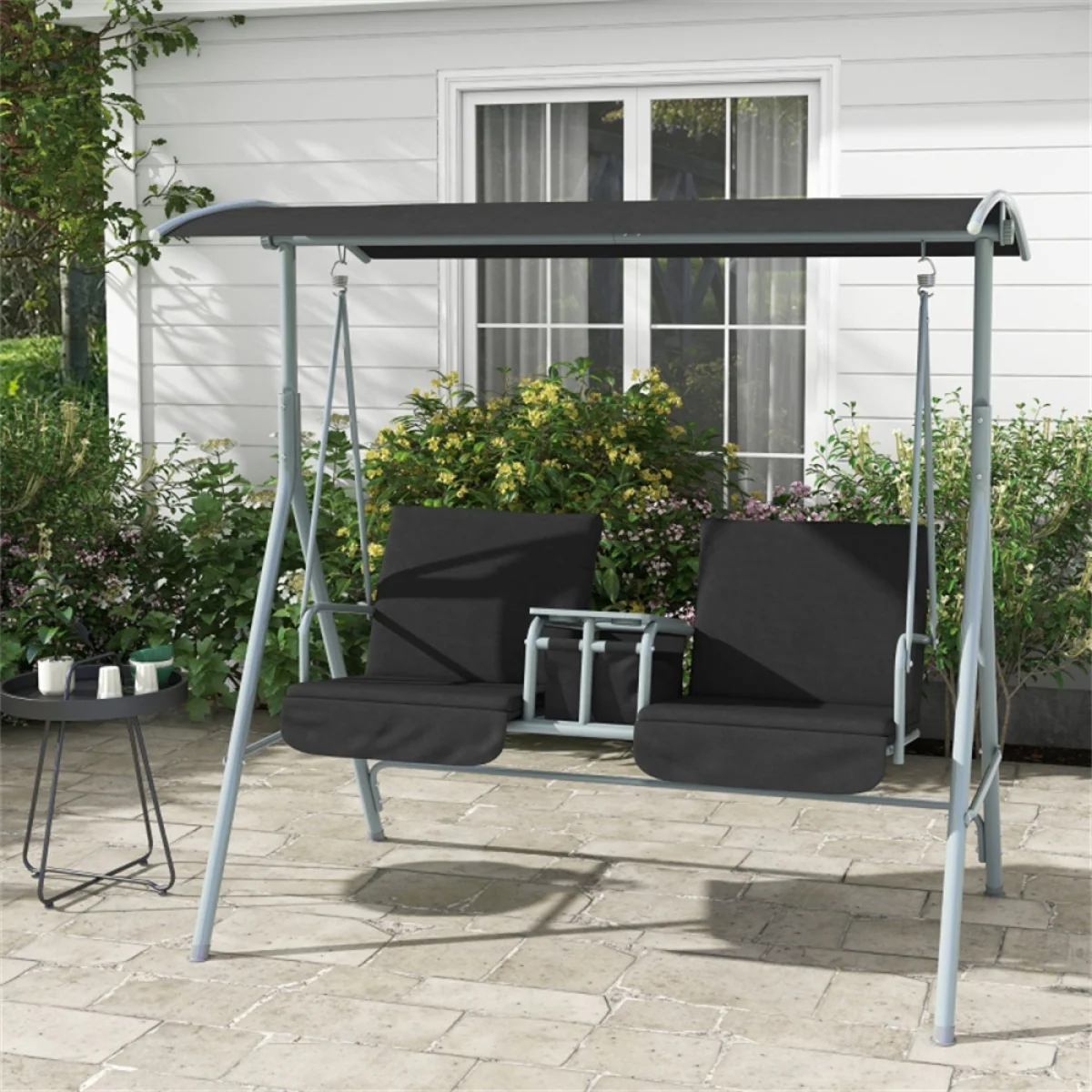 2 seats Outdoor Patio Swing Chair ( Amazon Shipping)( Prohibited by WalMart ) - Image 3