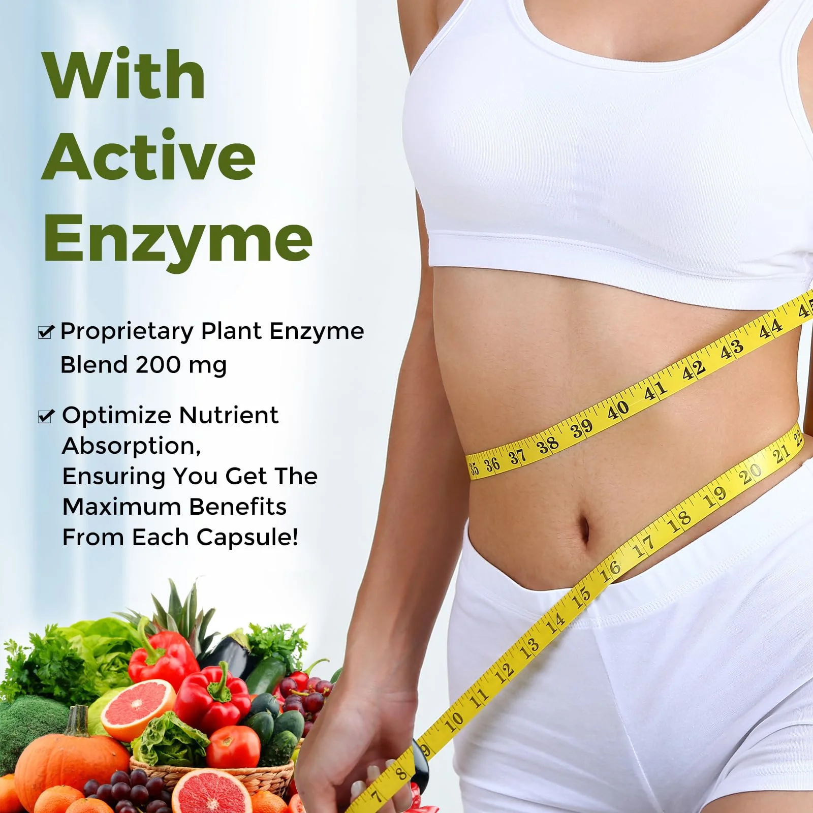 2000 MG Fruit & Veggies Supplement, 240 Tablets – 35+ Fruits & Veggies - Image 5