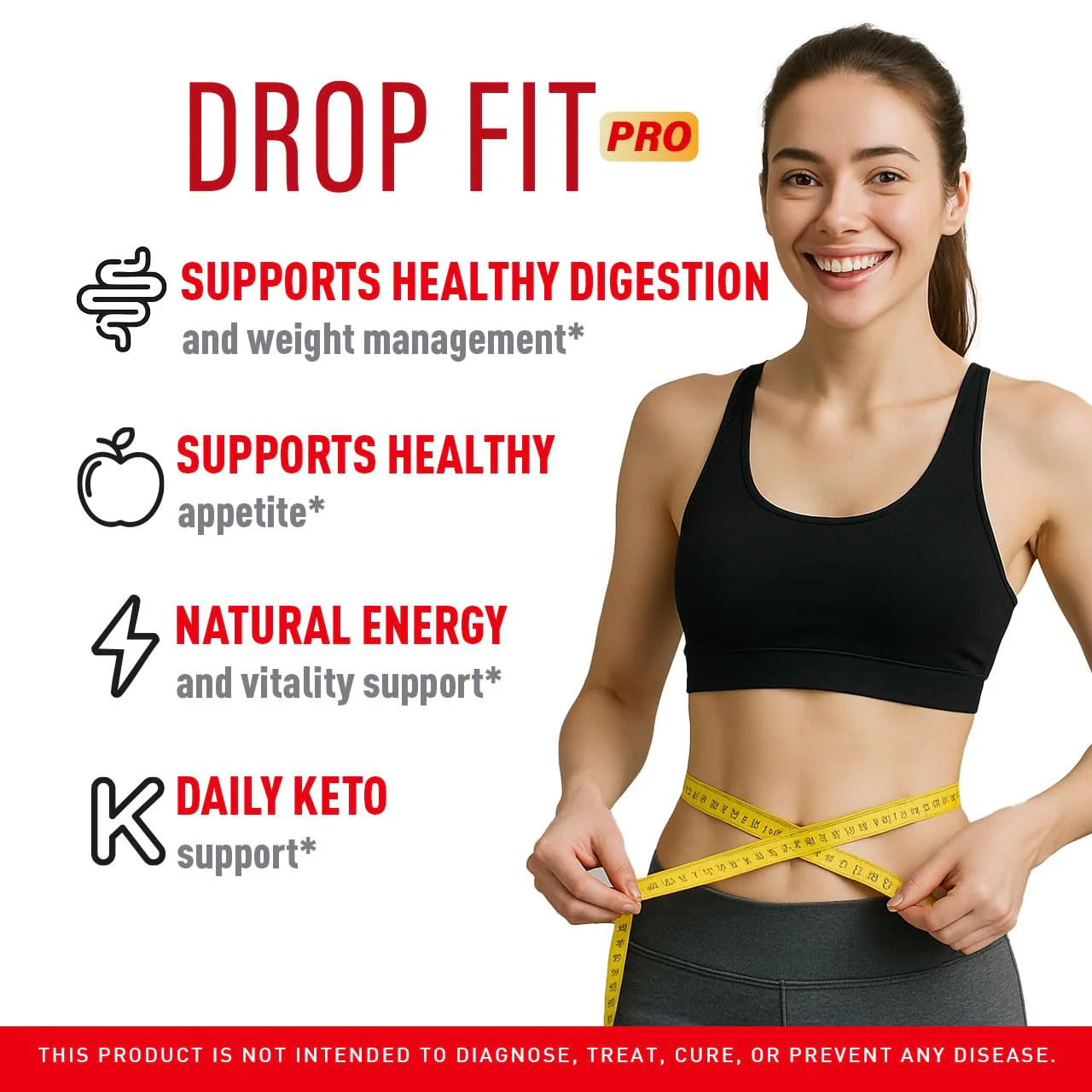(3 Pack) Drop Fit Pro Drops - All Natural Liquid Drops Supplement | Drop Fit Pro - 3 Bottles for 3 Months - Image 2