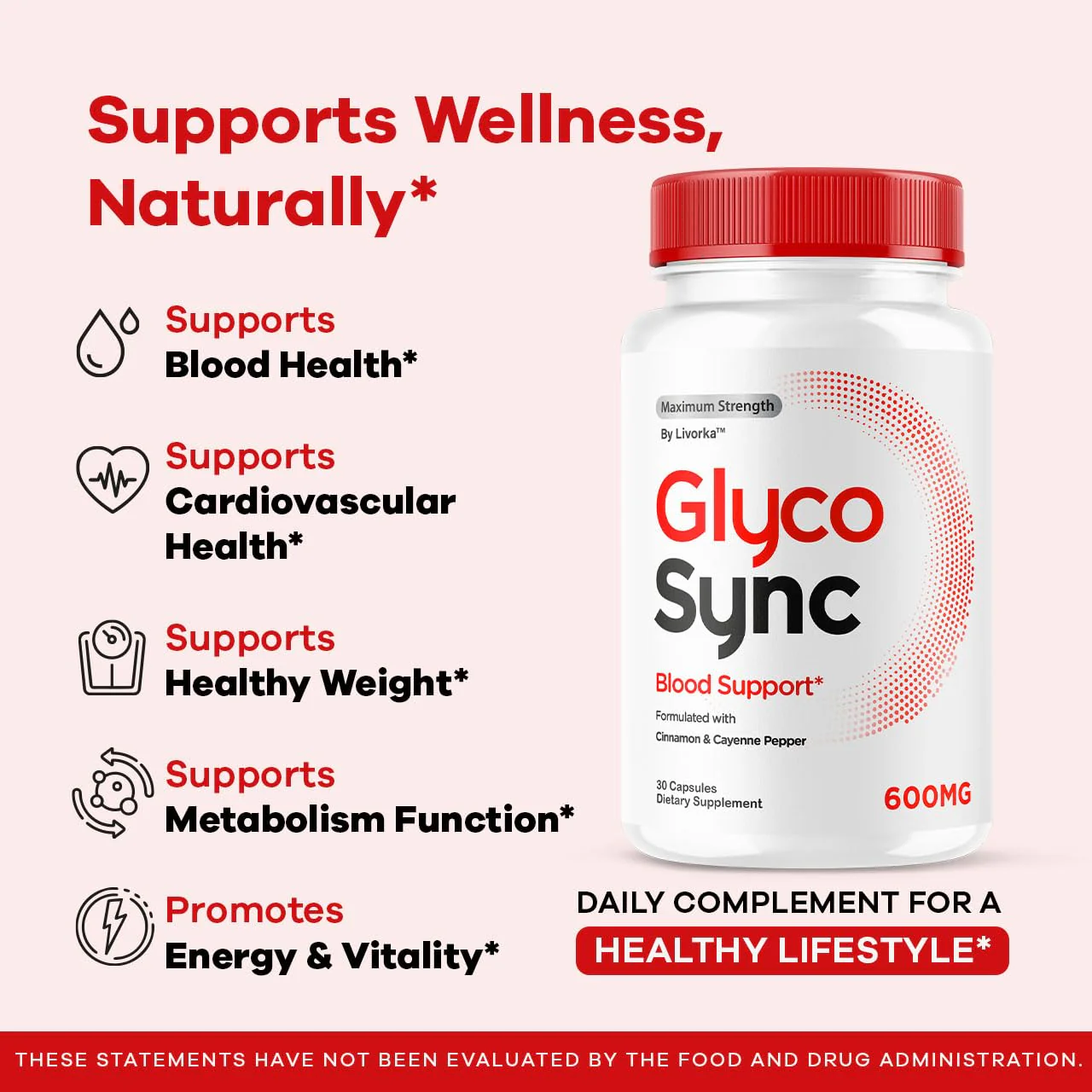 (3 Pack) Glyco Sync Capsules – All-Natural Balance Support, 90 Capsules - Image 3