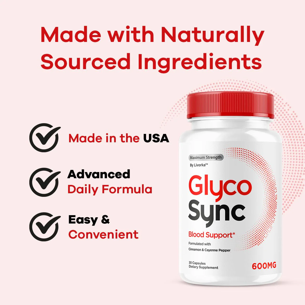 (3 Pack) Glyco Sync Capsules – All-Natural Balance Support, 90 Capsules - Image 5