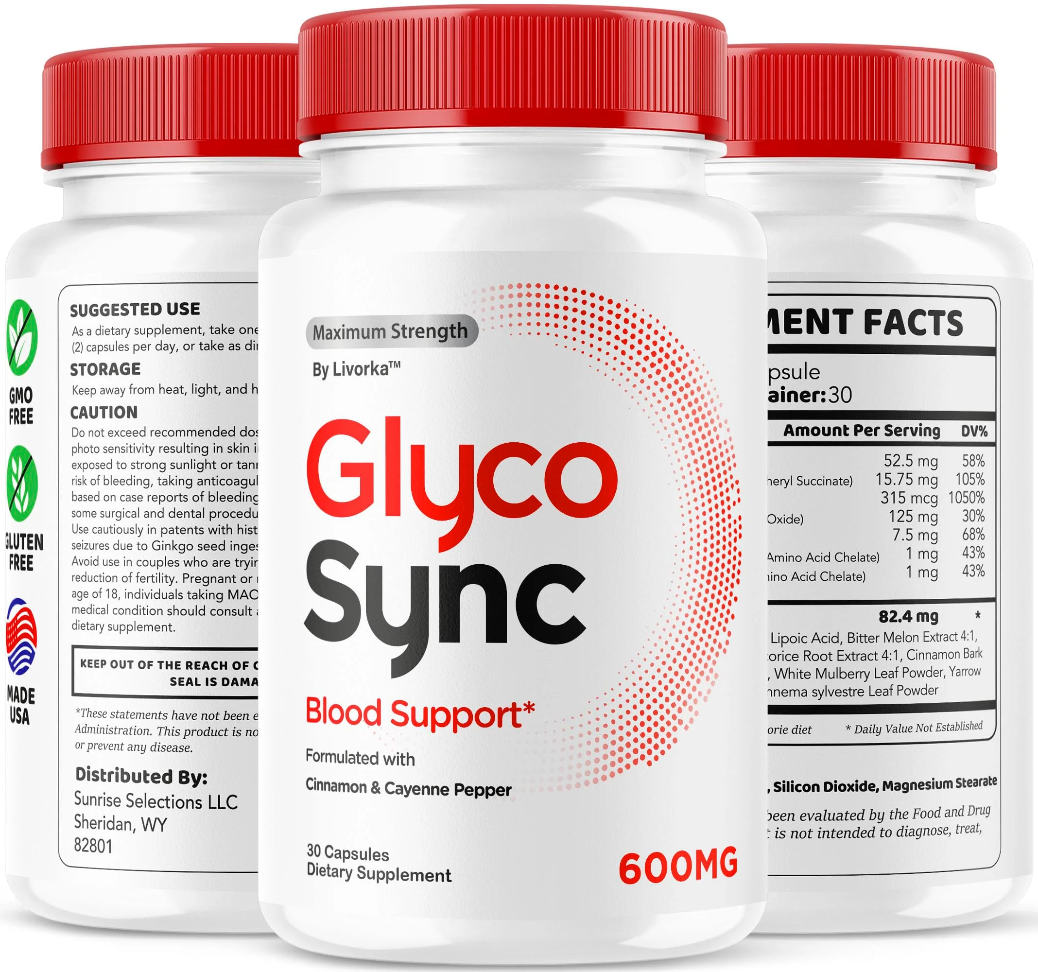 (3 Pack) Glyco Sync Capsules – All-Natural Balance Support, 90 Capsules - Image 9