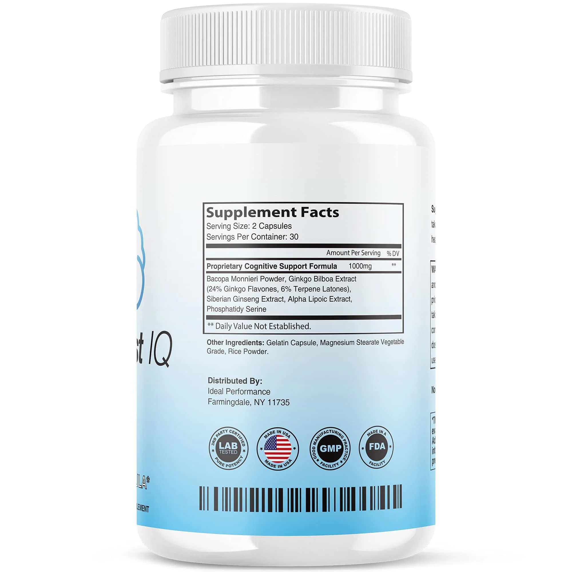 (3 Pack) Neuro Boost IQ Supplement – Brain Pills (180 Capsules) | Neuro Booster Neuroboostiq - Image 2