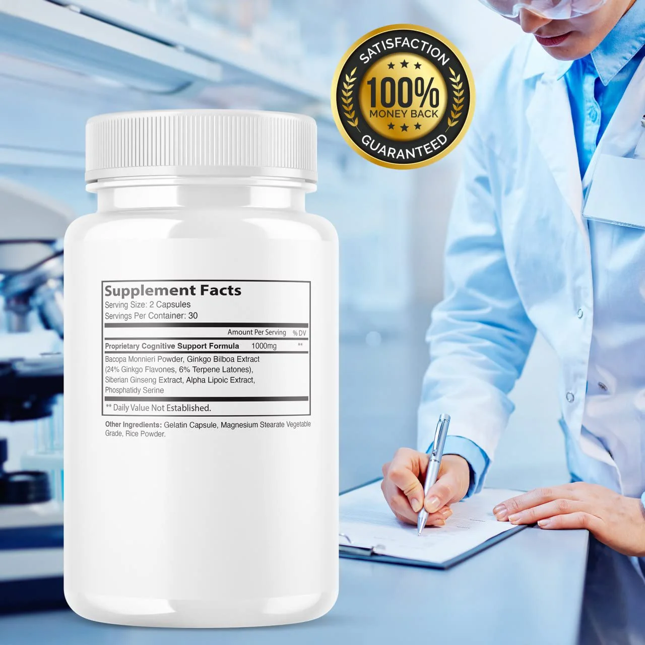 (3 Pack) Neuro Tech IQ Brain Supplement – 180 Capsules | NeuroTech IQ Focus Formula - Image 2