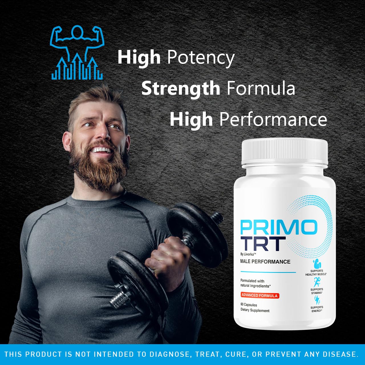 3-Pack Primo TRT Pills – Official PrimoTRT for Men (180 Capsules) - Image 3