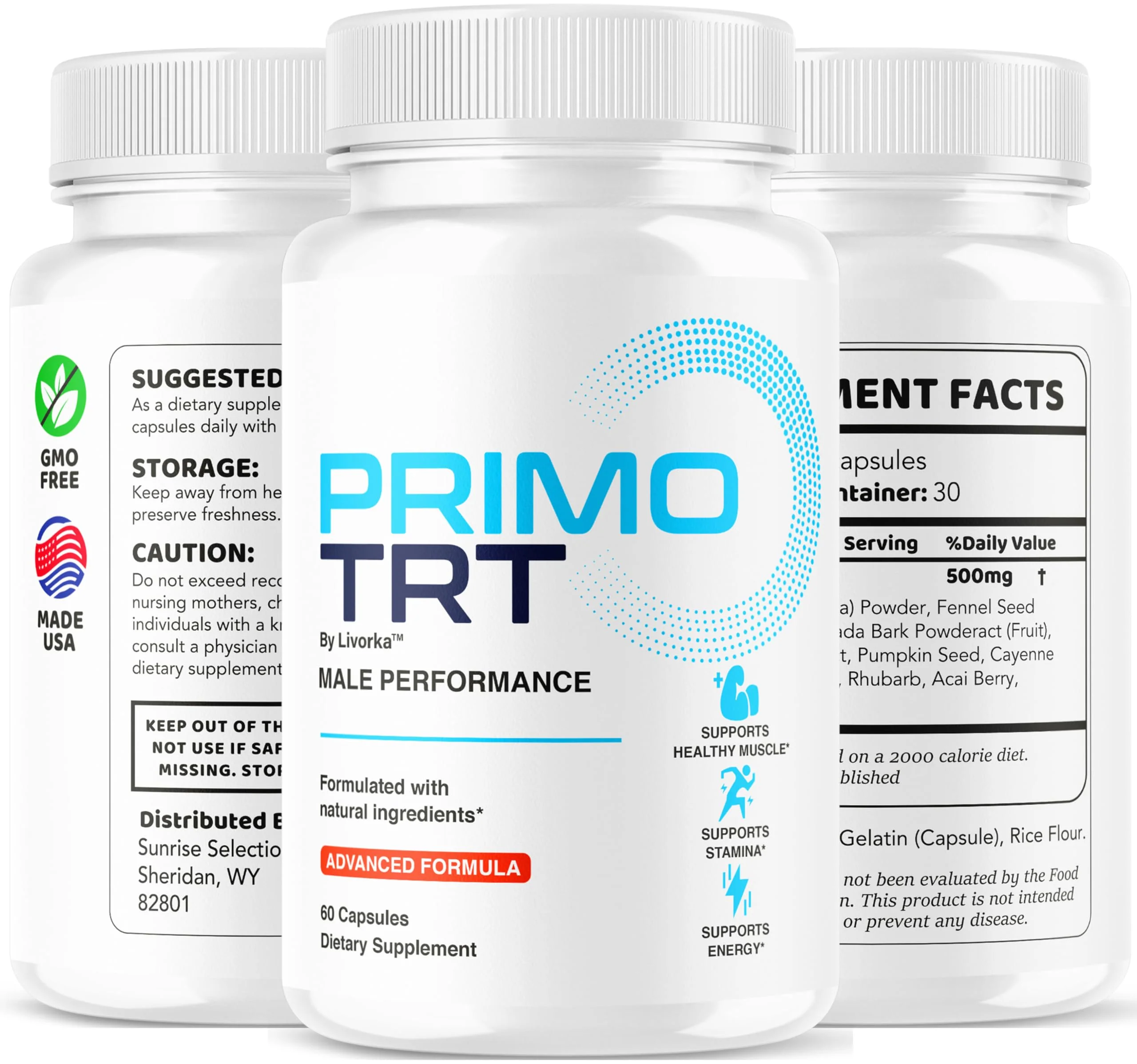 3-Pack Primo TRT Pills – Official PrimoTRT for Men (180 Capsules) - Image 8