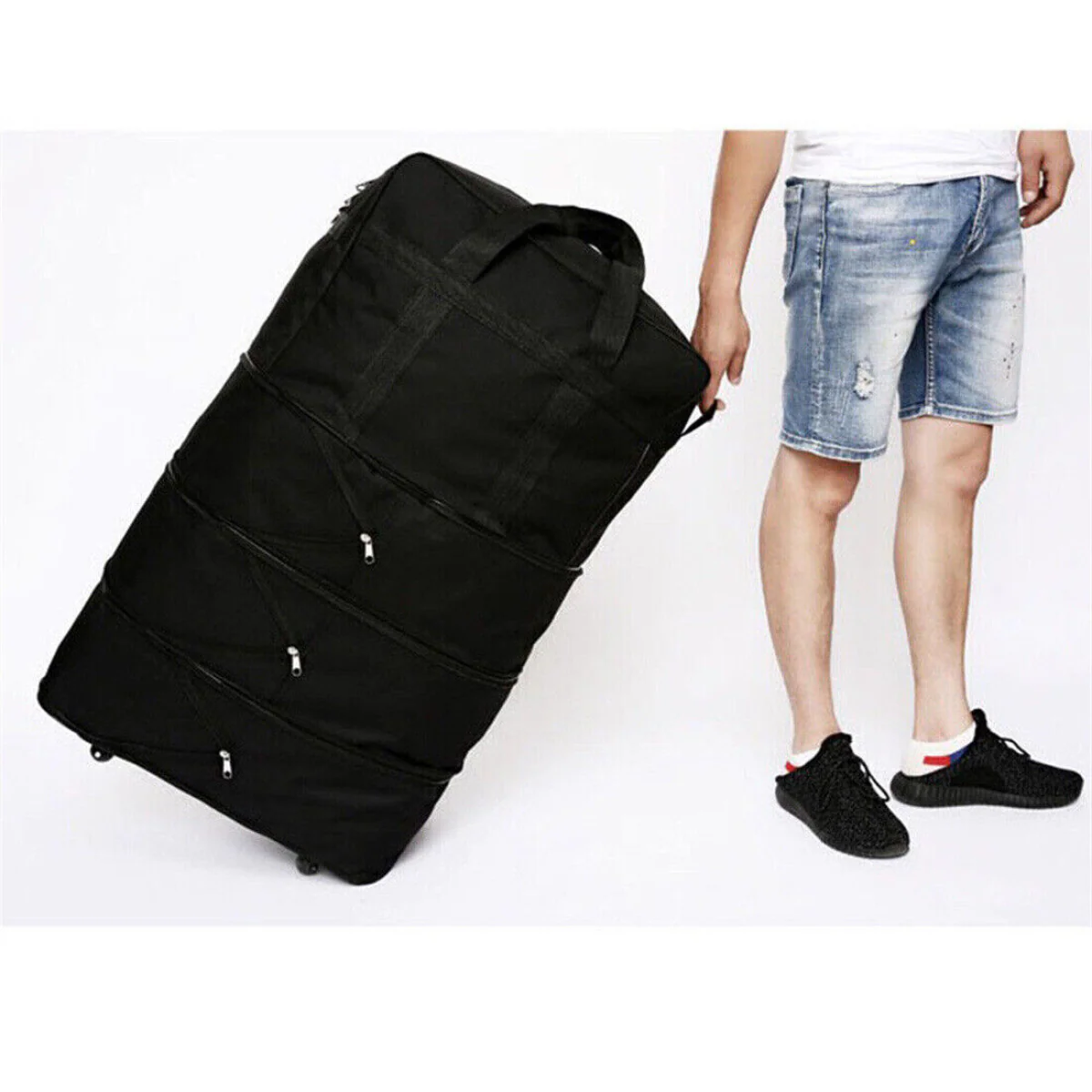 42" Extra Large Lightweight Luggage Trolley Suitcase Travel Bag Handbag BAG UK - Image 5