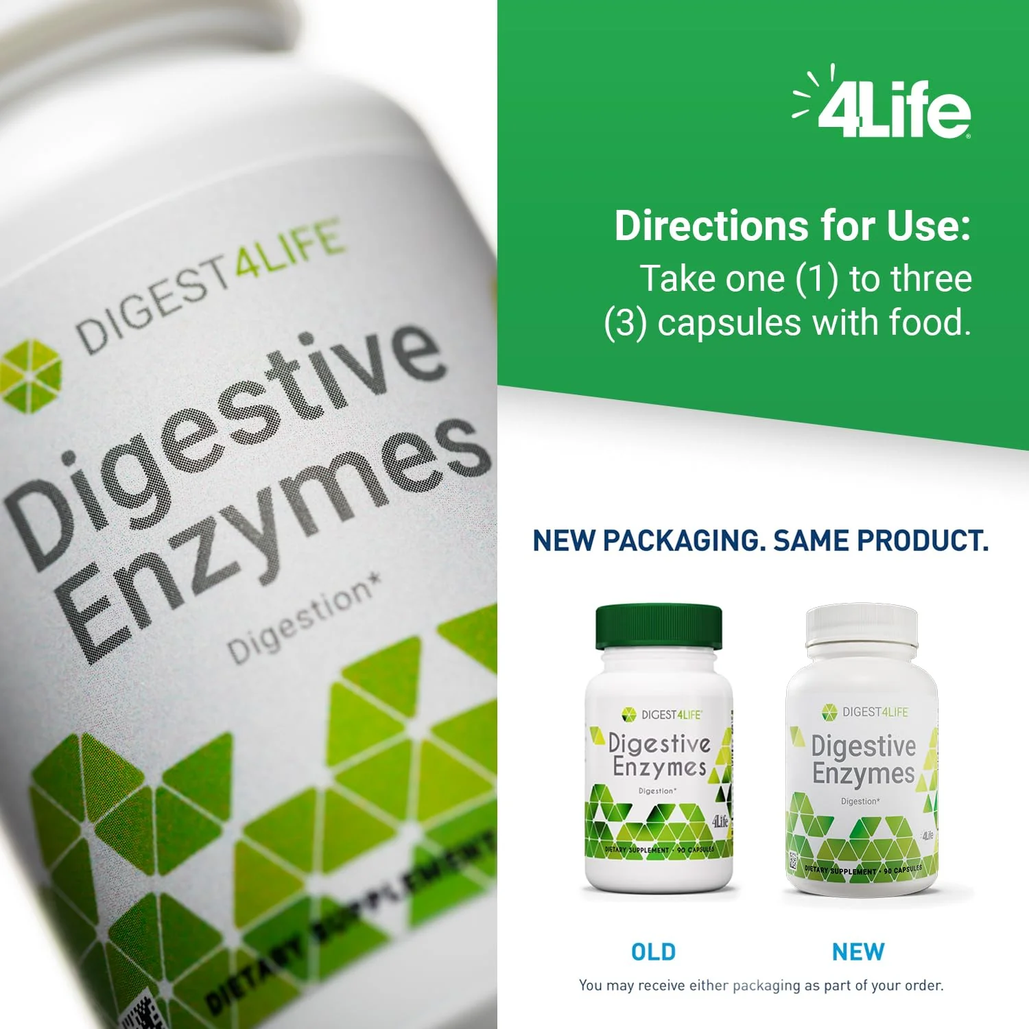 4Life Digestive Enzymes - Supports Digestive and Intestinal Health, Food Absorption, and Breakdown of Protein, Carbohydrates, and Fats - 90 Capsules - Image 5
