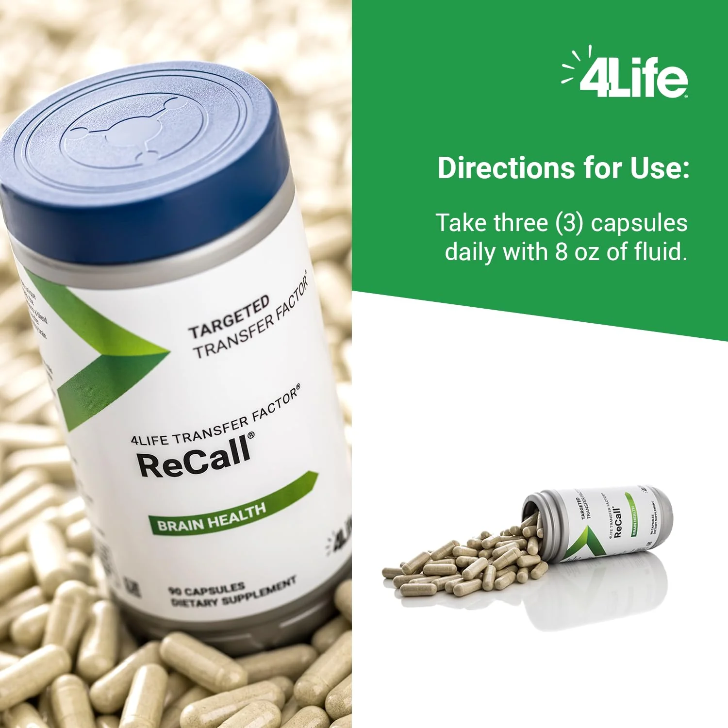 4Life Transfer Factor Recall – Supports Brain Health, Memory & Learning | 90 Veggie Capsules - Image 11