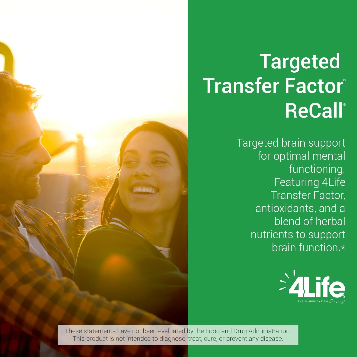 4Life Transfer Factor Recall – Supports Brain Health, Memory & Learning | 90 Veggie Capsules - Image 4