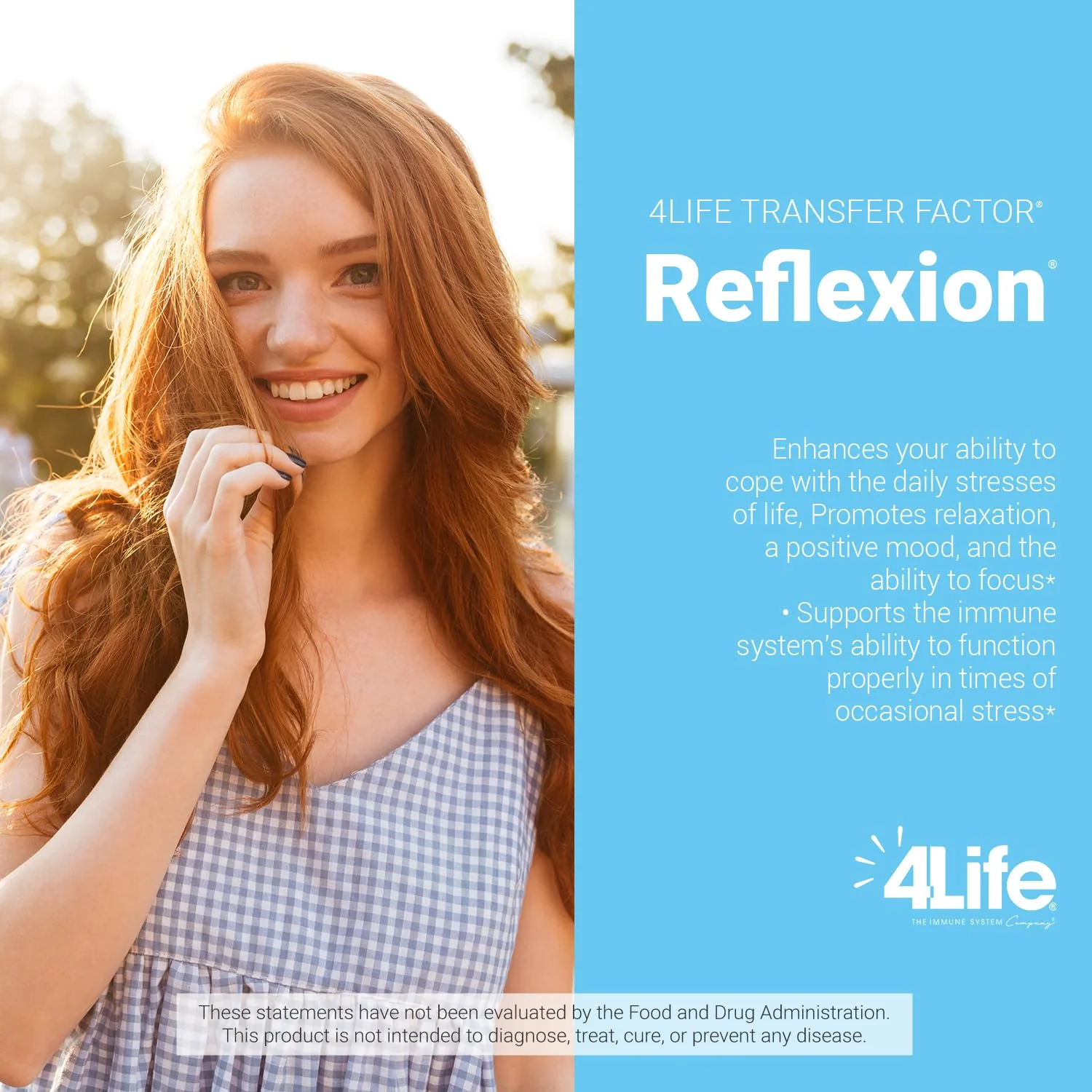 4Life Transfer Factor Reflexion - Mindset & Brain Support with L-Theanine, Wild Green Oat, and Tri-Factor Immune Formula - 60 Capsules - Image 10
