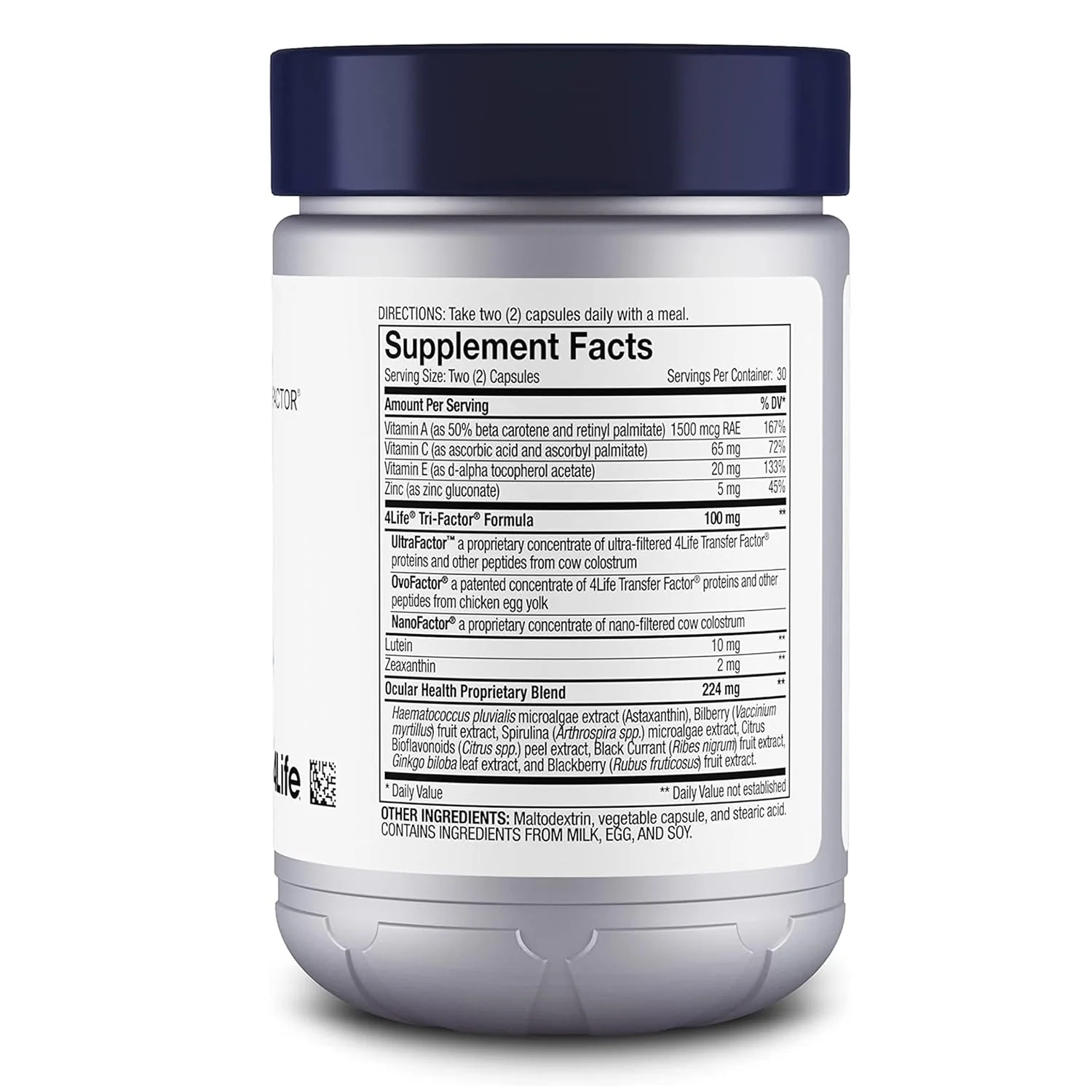 4Life Transfer Factor Vista - Eye Health & Vision Support with Lutein, Zeaxanthin, Zinc, Vitamin C, and Black Currant - 60 Capsules - Image 7
