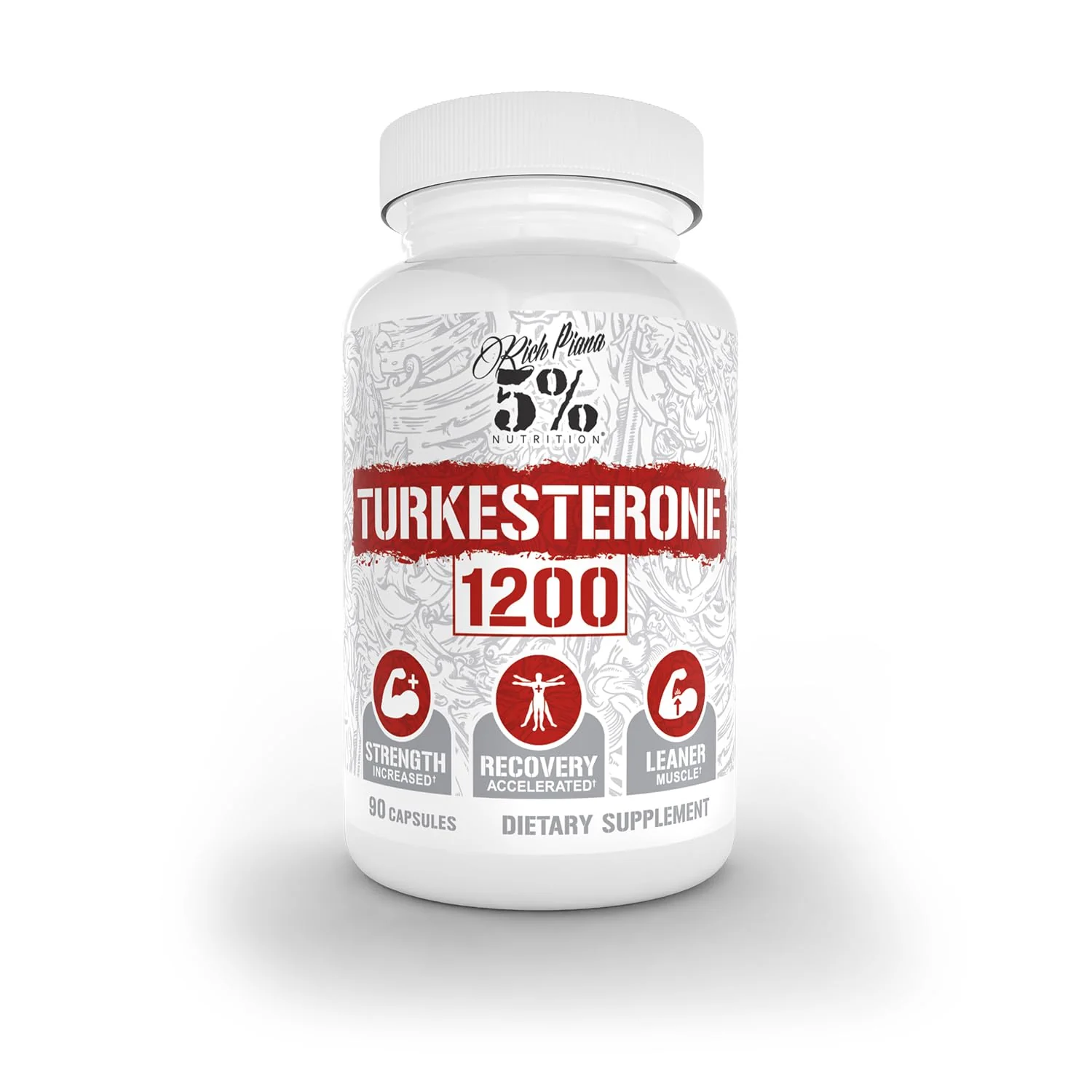 5% Nutrition Turkesterone 1200mg | Max Purity & Absorption | Complexed with Astragin, Cyclodextrin & Naringin | 90 Capsules (1 Month Supply) - Image 15