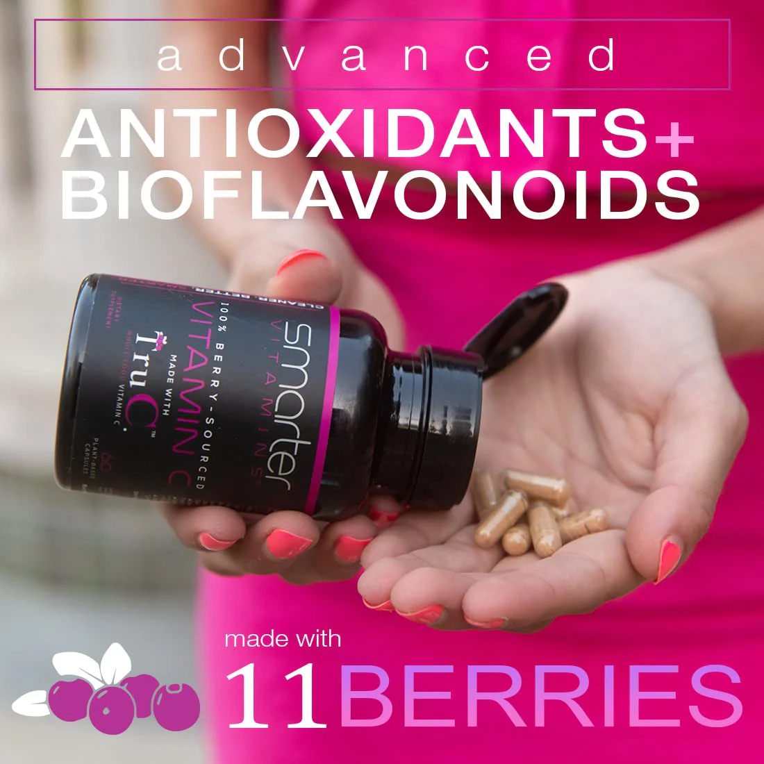 (5 Pack) Raw Whole Food Vitamin C from Berries – Plant-Based, Vegan | SmarterVitamins - Image 3