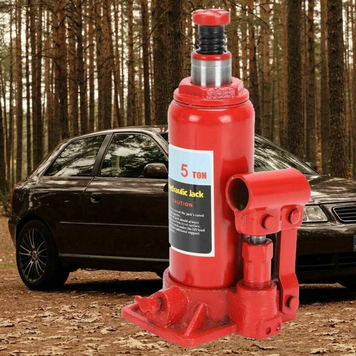 5 Ton Bottle Jack Heavy Duty Hydraulic Lifting Ram Car Van Boat Truck Caravan UK - Image 7