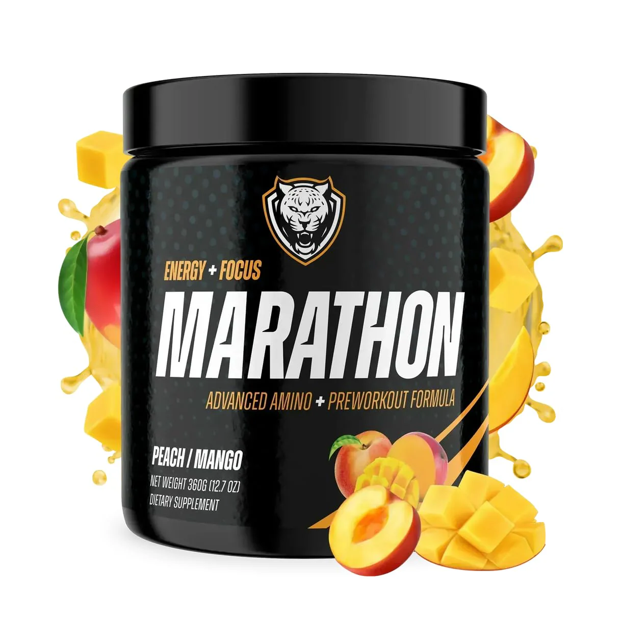 6AM Run Marathon - Amino Energy with BCAAs for Clean Pre-Run Fuel | Peach Mango, 40 Servings - Image 10