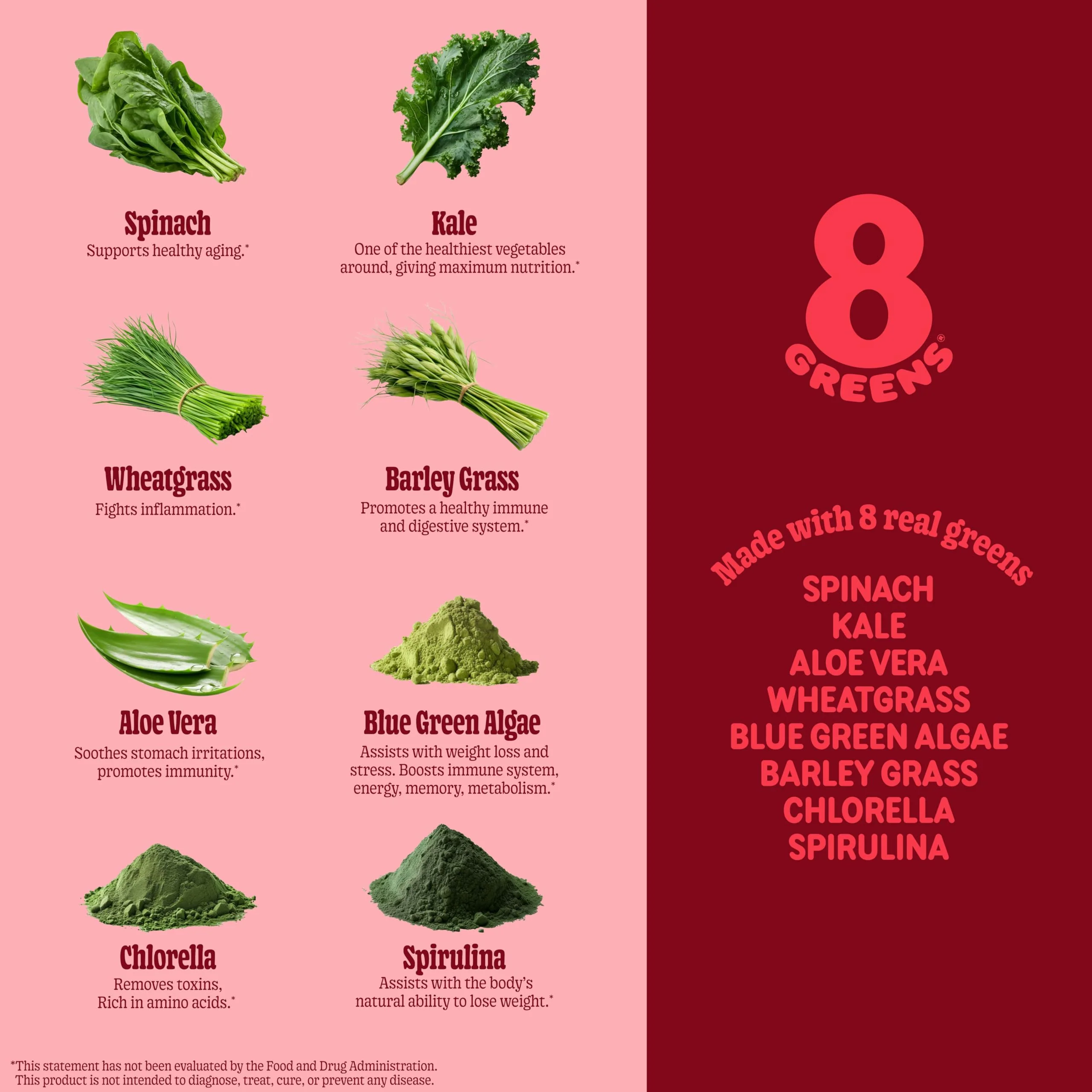 8Greens Supergreens Gummies - Organic Greens for Immunity, Metabolism & Focus | 200 Count - Image 8