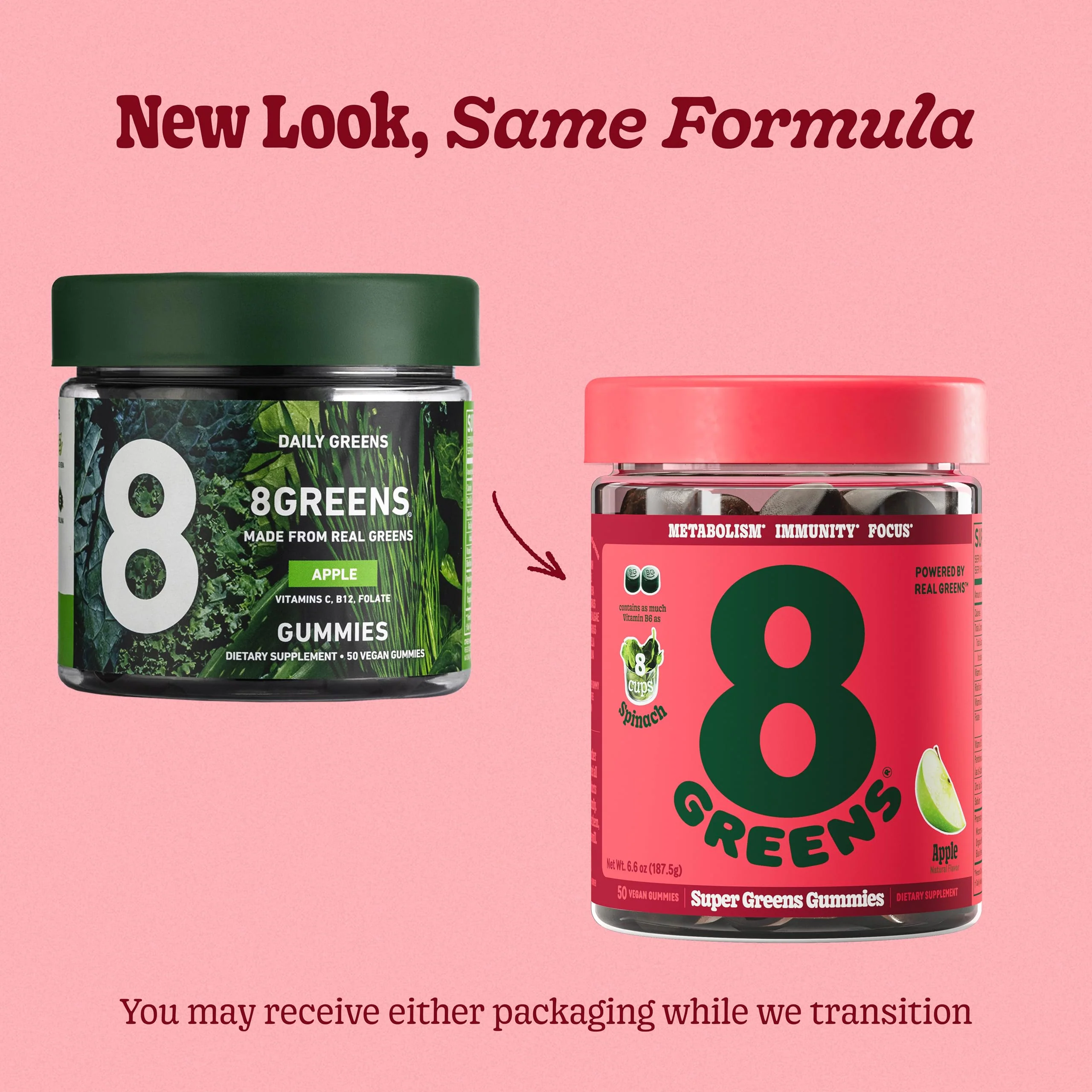 8Greens Supergreens Gummies - Organic Greens for Immunity, Metabolism & Focus | 200 Count - Image 9