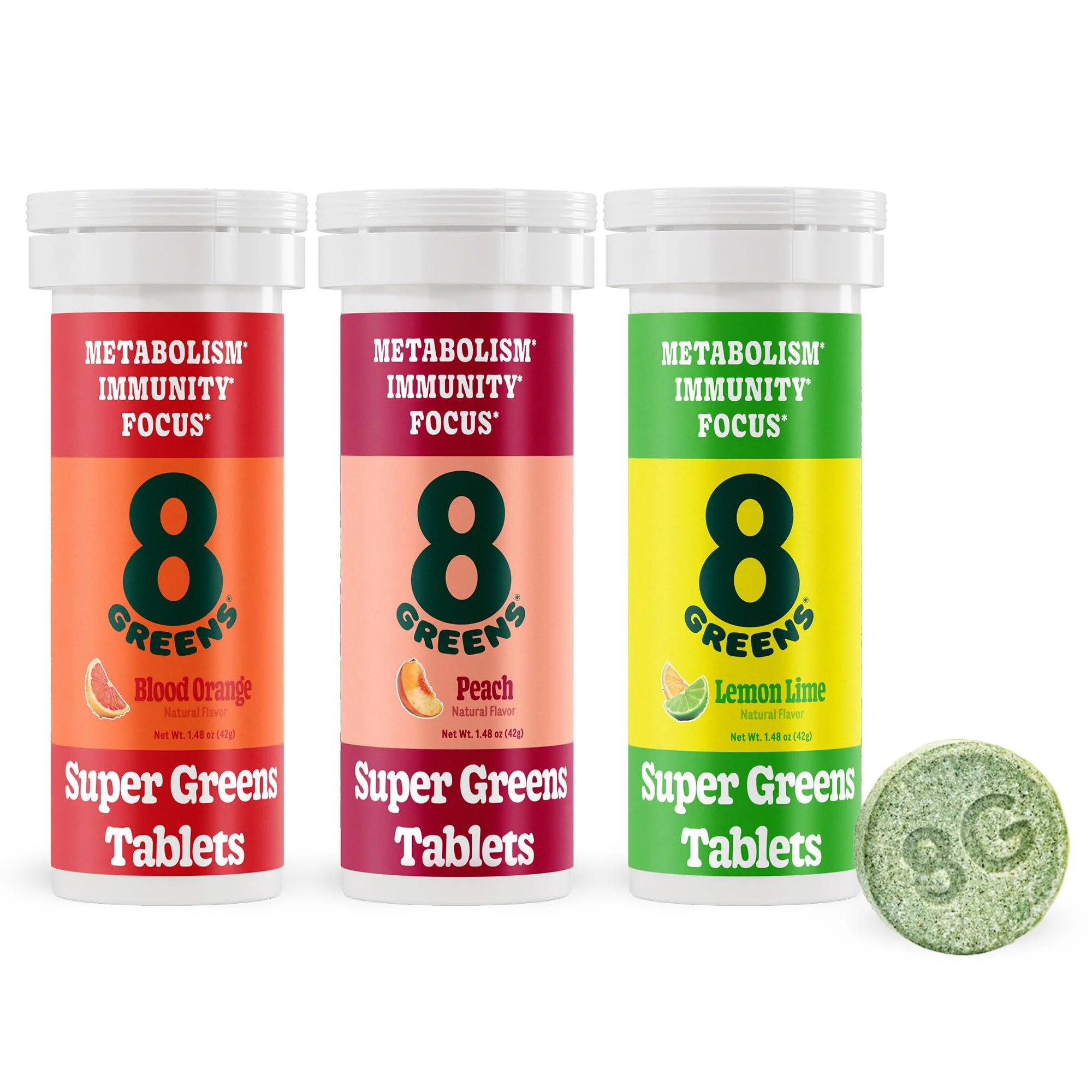 8Greens Supergreens Tablets | Daily Effervescent Greens for Immunity, Focus & Metabolism | Organic Aloe Vera, Spirulina, Chlorella | 30 Servings - Image 13