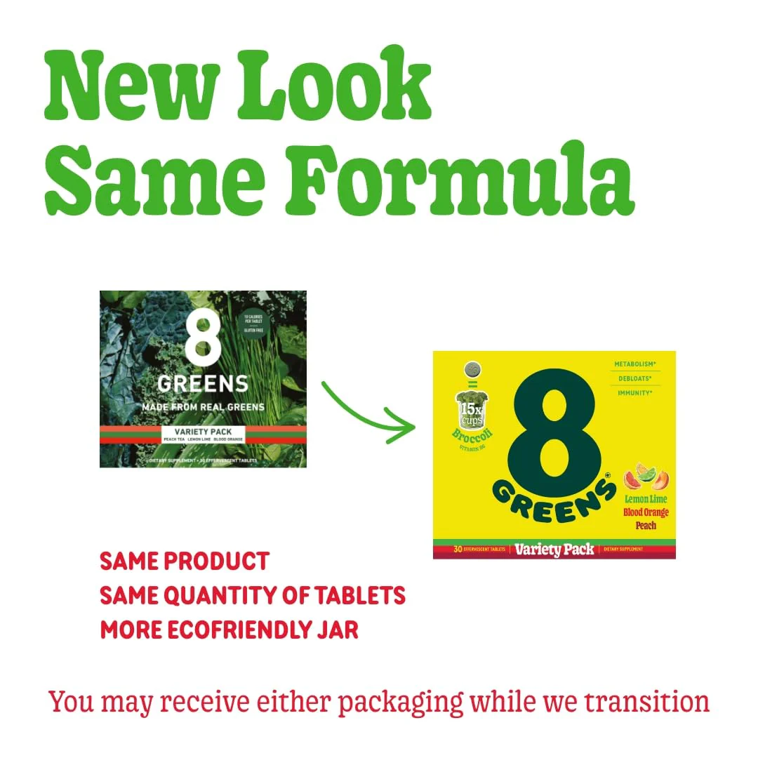 8Greens Supergreens Tablets | Daily Effervescent Greens for Immunity, Focus & Metabolism | Organic Aloe Vera, Spirulina, Chlorella | 30 Servings - Image 16