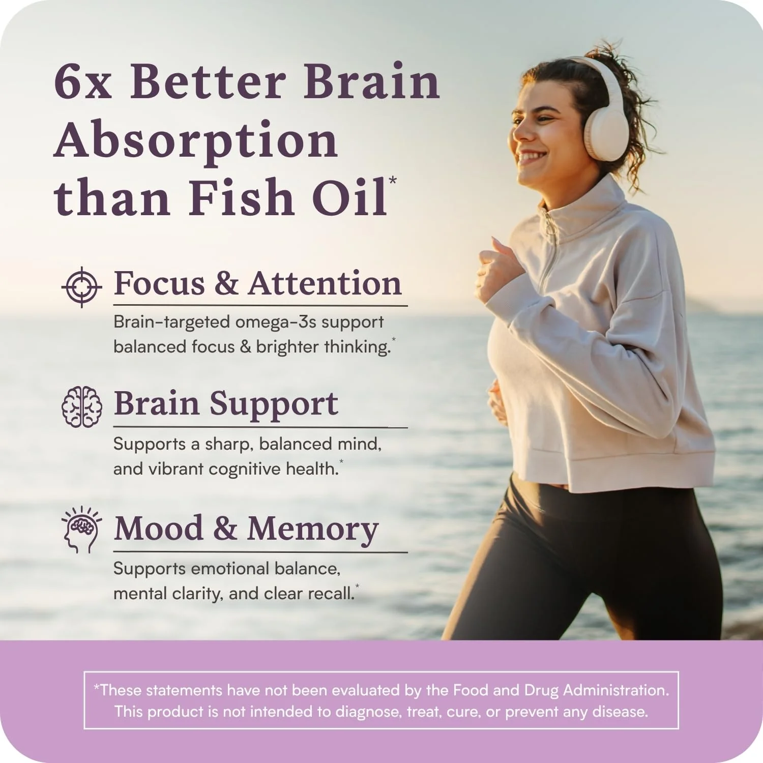 Accentrate Omega 110 w/ LYSOVETA LPC – High-Potency EPA & DHA for Brain, Focus & Vision | 6x Absorption - Image 3