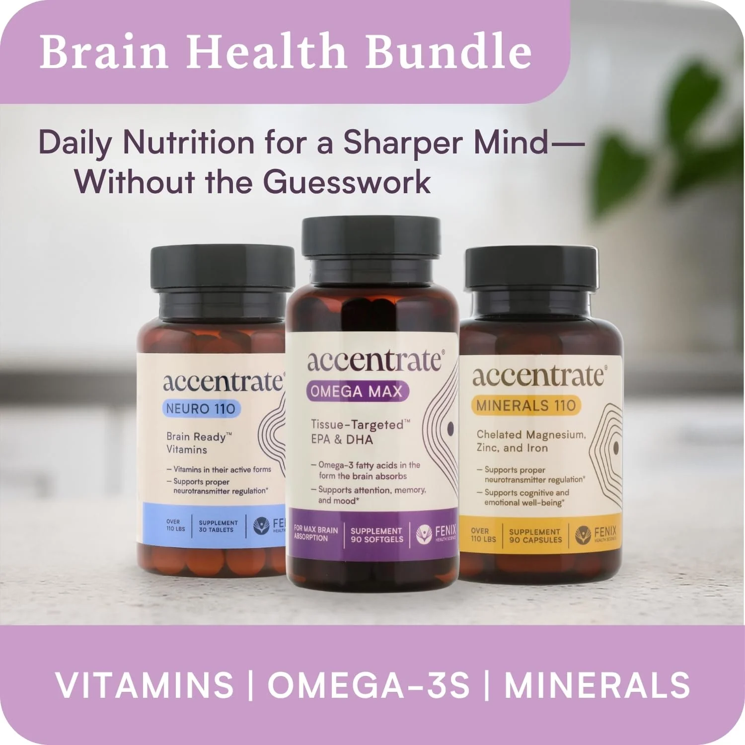 Accentrate Omega Max w/ LYSOVETA LPC — 6X Higher Absorption EPA & DHA for Brain & Retina Health | Focus, Memory, Mood & Vision - Image 8
