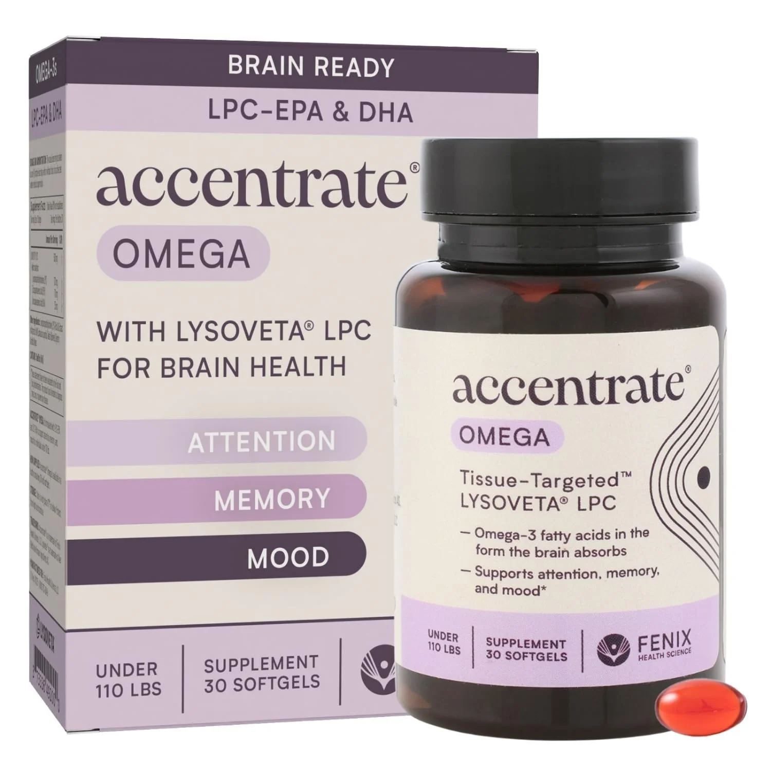 Accentrate Omega w/ LYSOVETA LPC – High-Absorption EPA & DHA for Focus, Mood & Memory - Image 9