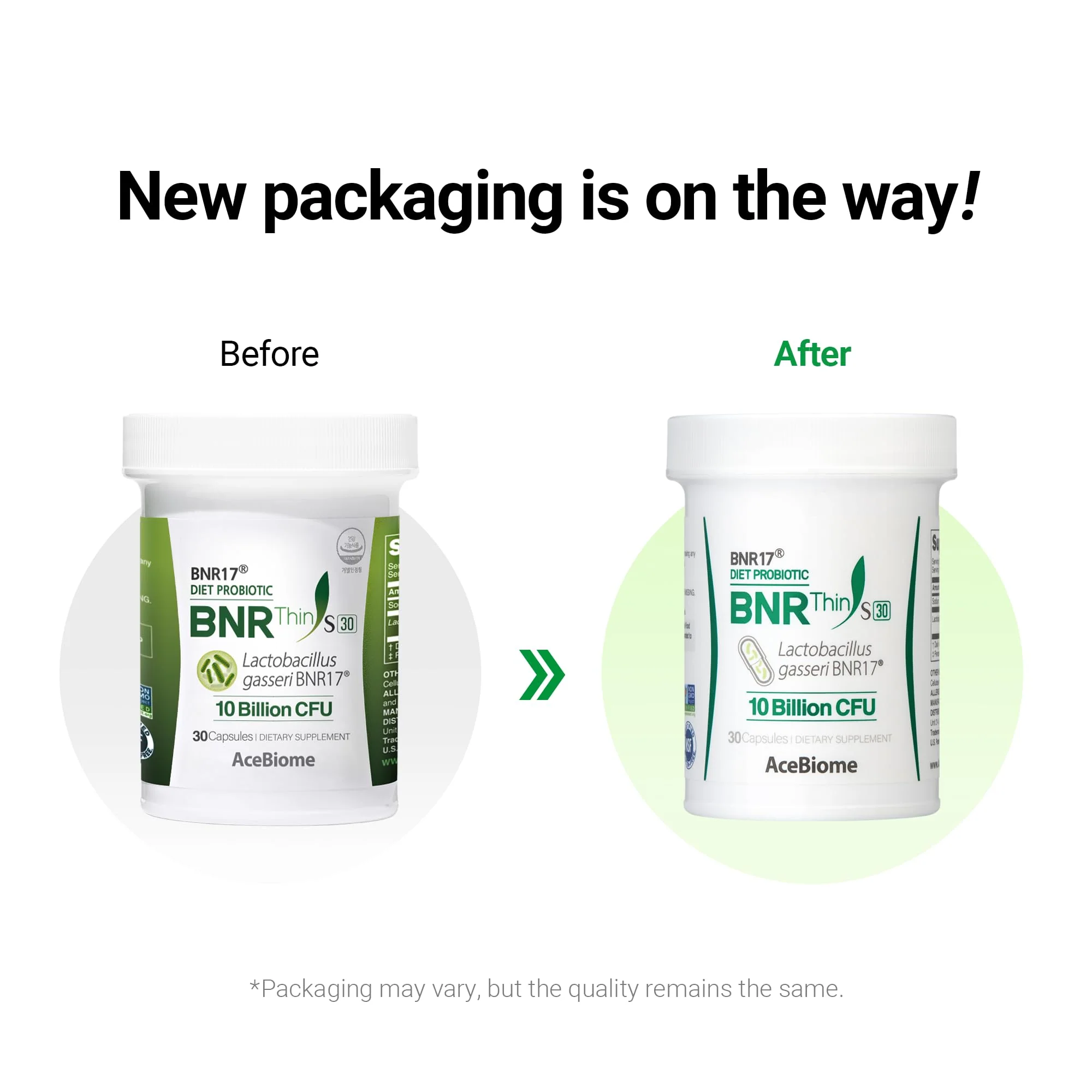 AceBiome BNRThin S30 Probiotic – Lactobacillus gasseri BNR17, 10B CFU, 30 Caps - Image 17