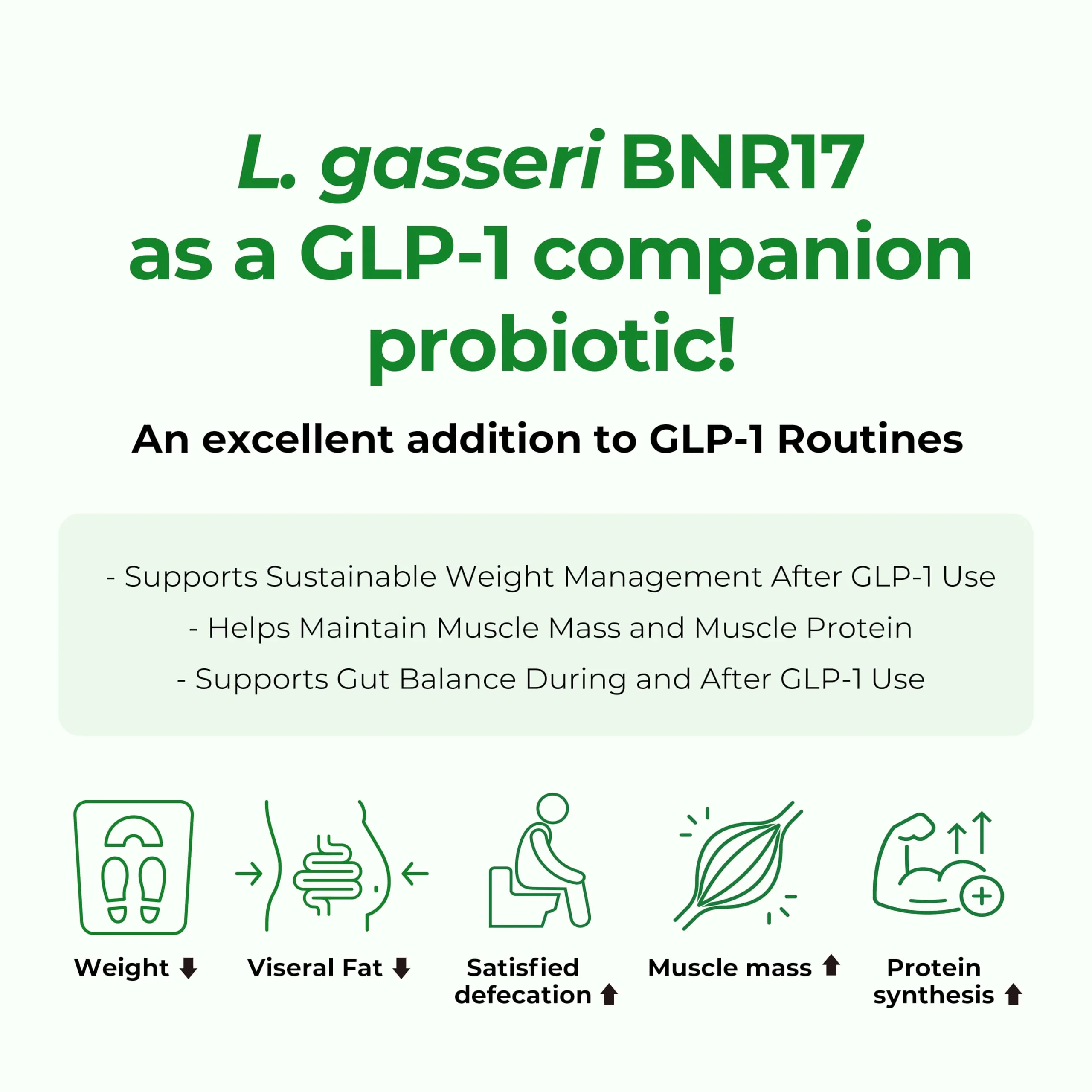 AceBiome BNRThin S30 Probiotic – Lactobacillus gasseri BNR17, 10B CFU, 30 Caps - Image 3