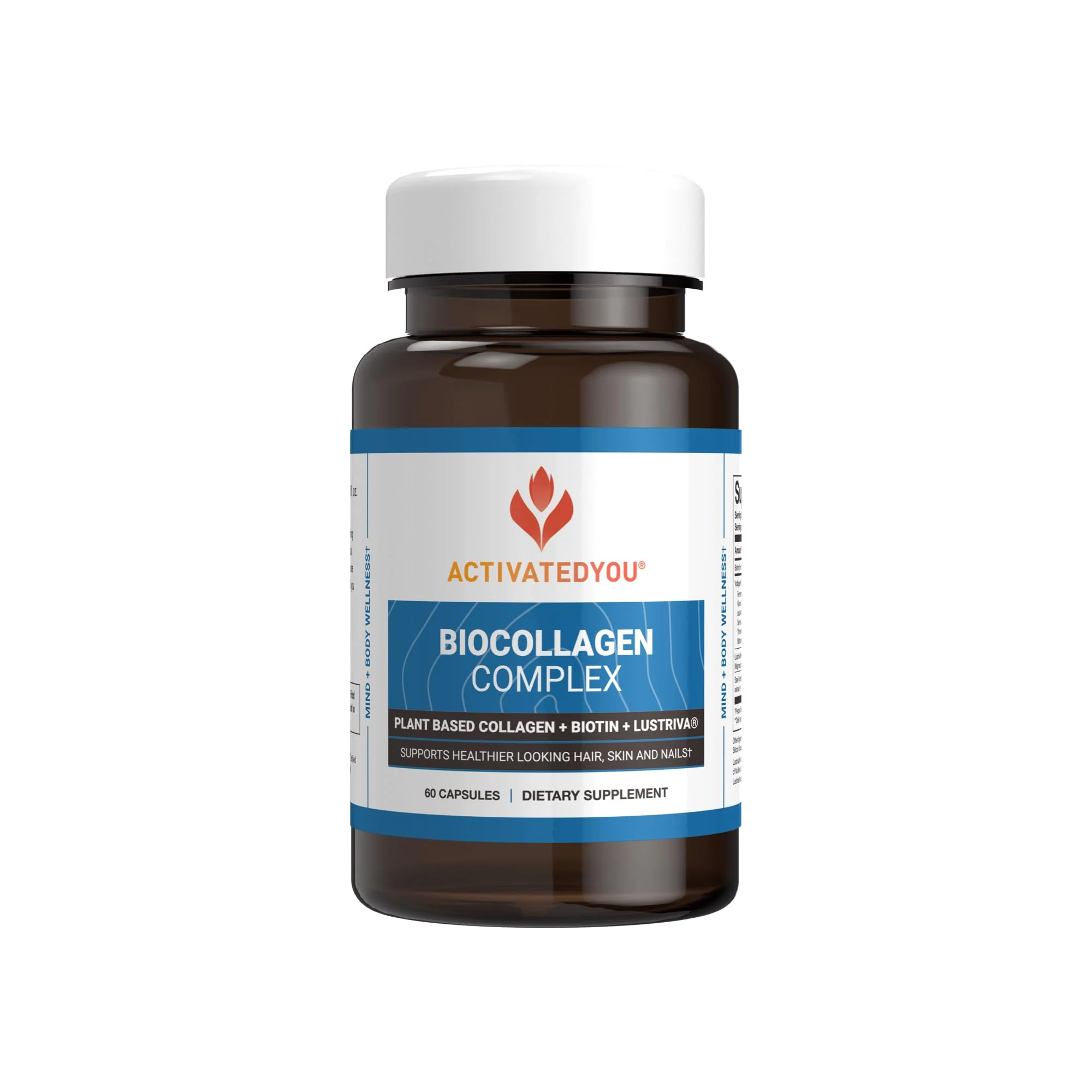 ActivatedYou BioCollagen Complex — Plant-Based Collagen for Skin, Hair & Joints | 2 Daily Capsules - Image 8
