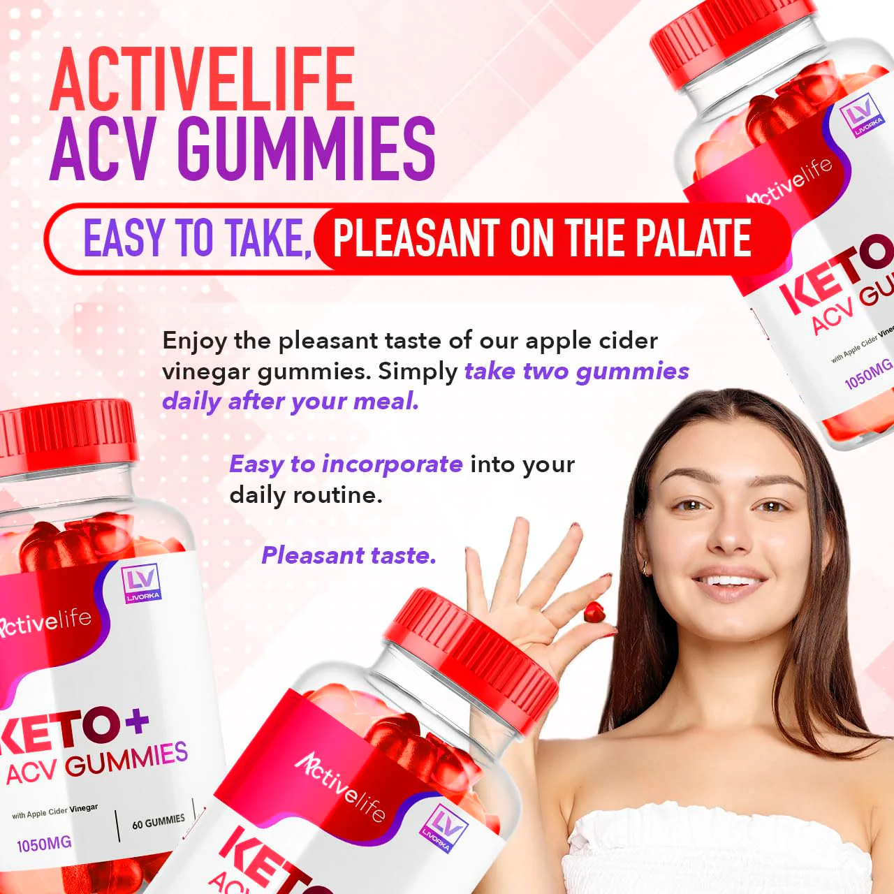 ActivLife Keto ACV Gummies (3 Pack) for Advanced Weight Loss - Image 4