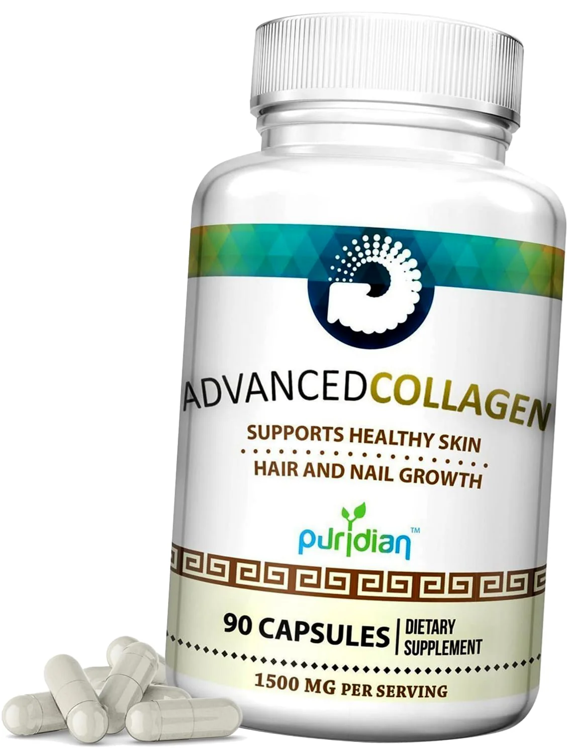 Advanced Collagen+ for Women β 90 Capsules (1500mg) Hydrolyzed Collagen for Skin, Hair & Nails - Image 2