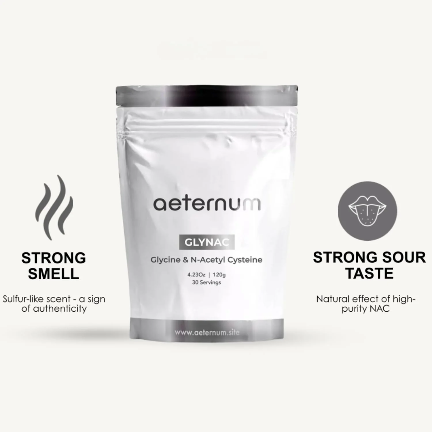 Aeternum GlyNAC Powder 120g - Supports Cellular & Mitochondrial Health - Image 5