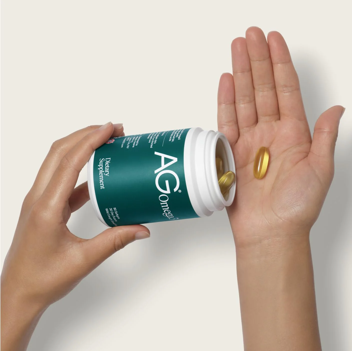 AG1 Omega3 Fish Oil Softgels – 2000mg EPA & DHA from Wild-Caught Fish | 90 Capsules | Athletic Greens - Image 3