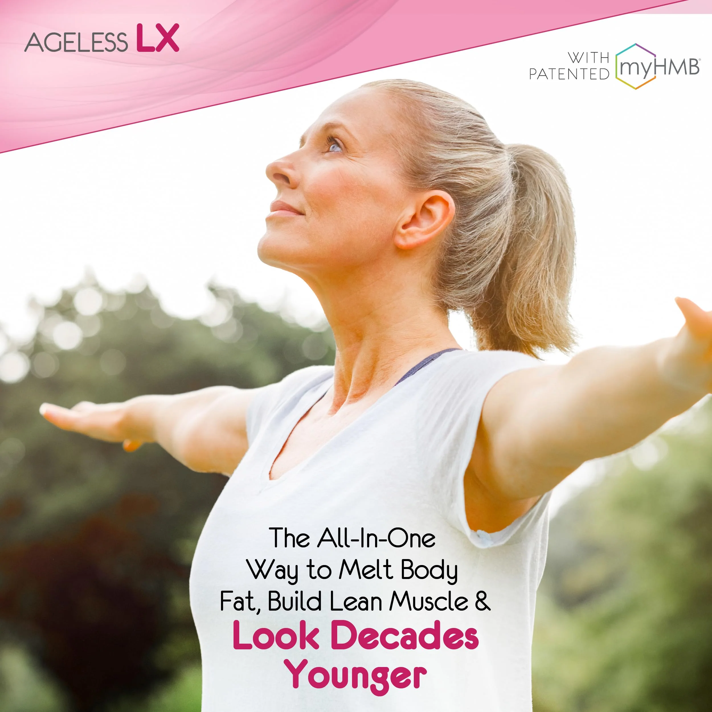 AgelessLX HMB Supplements for Women | Collagen Enhancer Capsules, Youthful Skin & Lean Muscle – Biotin, D3 & K2 | 60 Servings - Image 8