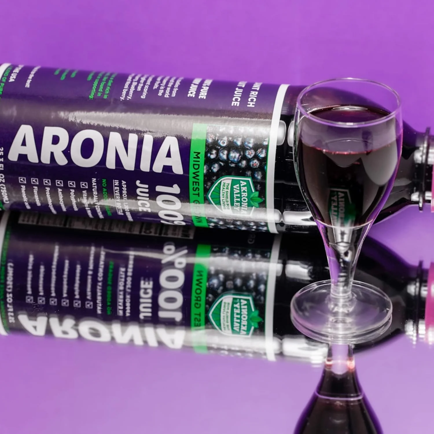 Akronia Valley 100% Aronia Berry Juice | 16 Fl Oz (Pack of 6) One Month Supply | Gluten Free Superfood Juice Drink - Image 8