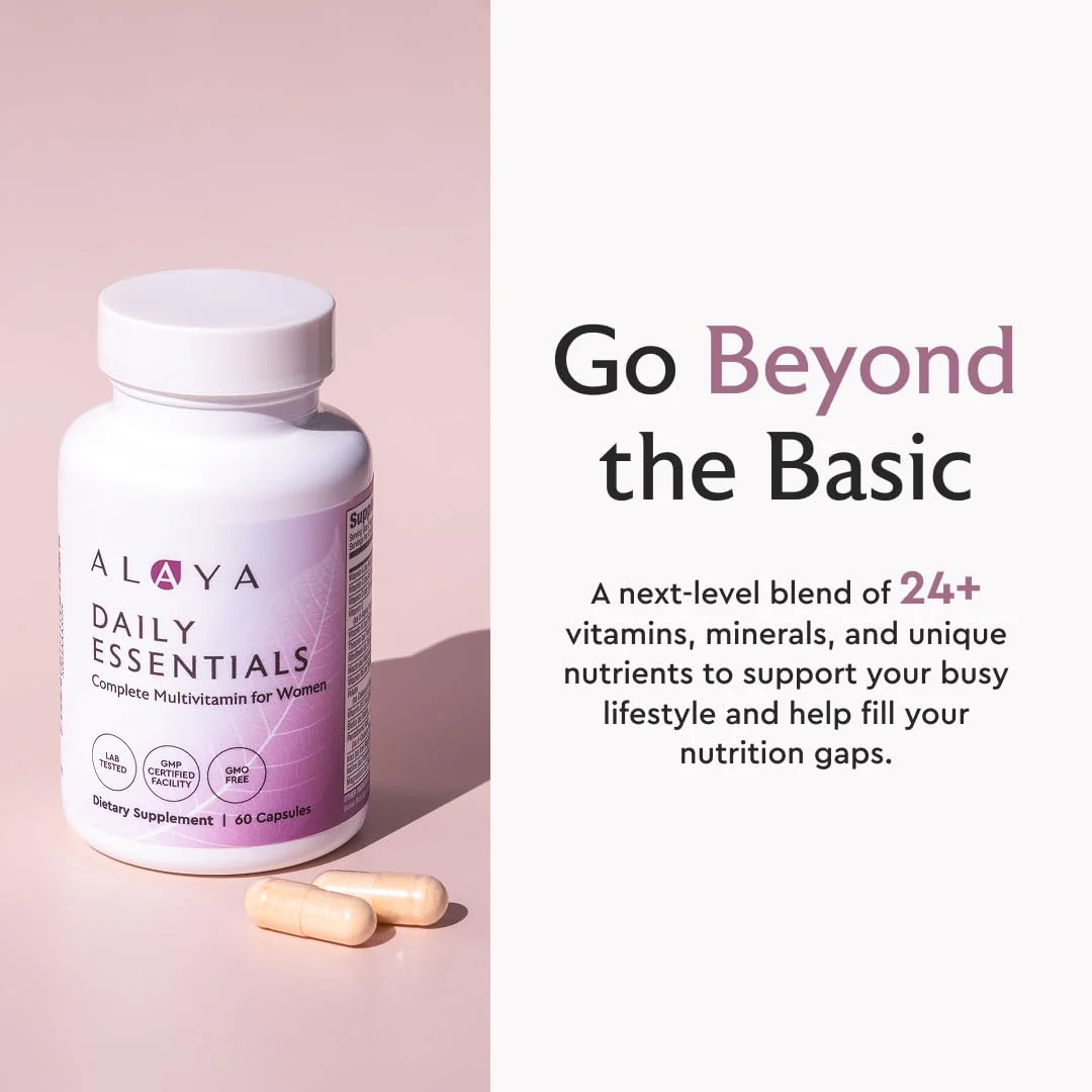 Alaya Naturals Daily Essentials Multivitamin for Women | Complete Daily Nutrition - Image 2