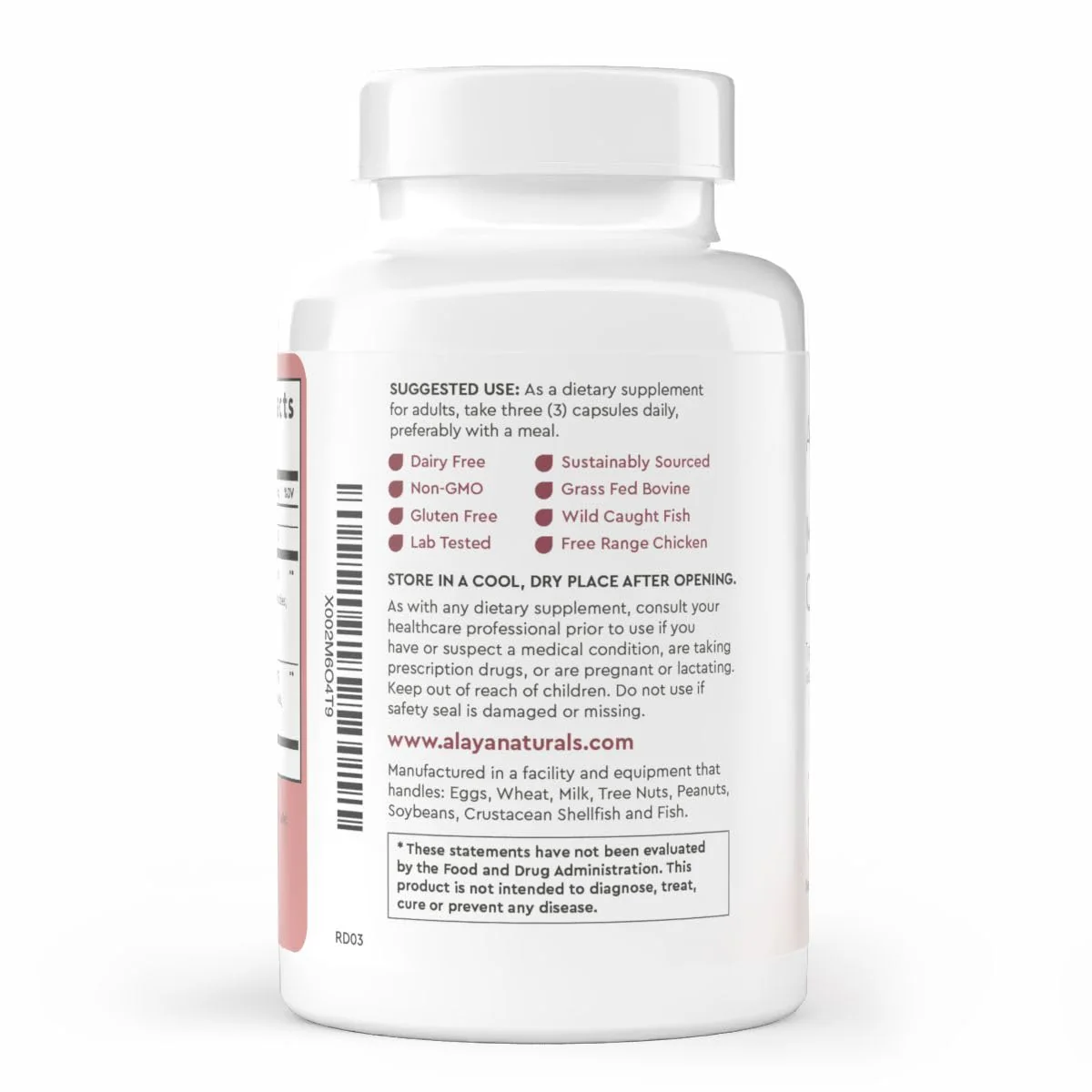 Alaya Naturals Hydrolyzed Multi Collagen Capsules – 120 Count | Grass-Fed, Marine & Chicken Sources - Image 9