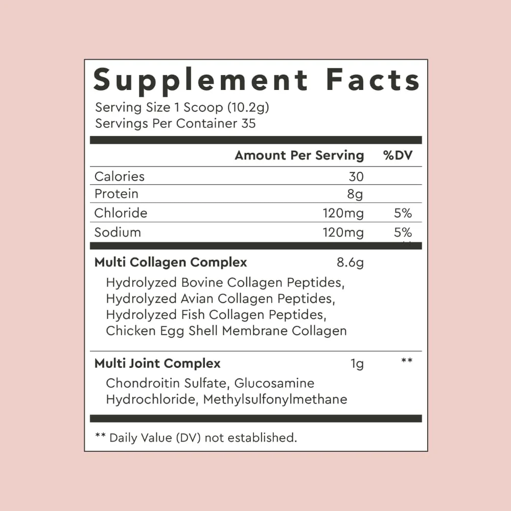 Alaya Naturals Multi Collagen Powder Vanilla – Type I, II, III, V & X with MSM + GC - Image 10