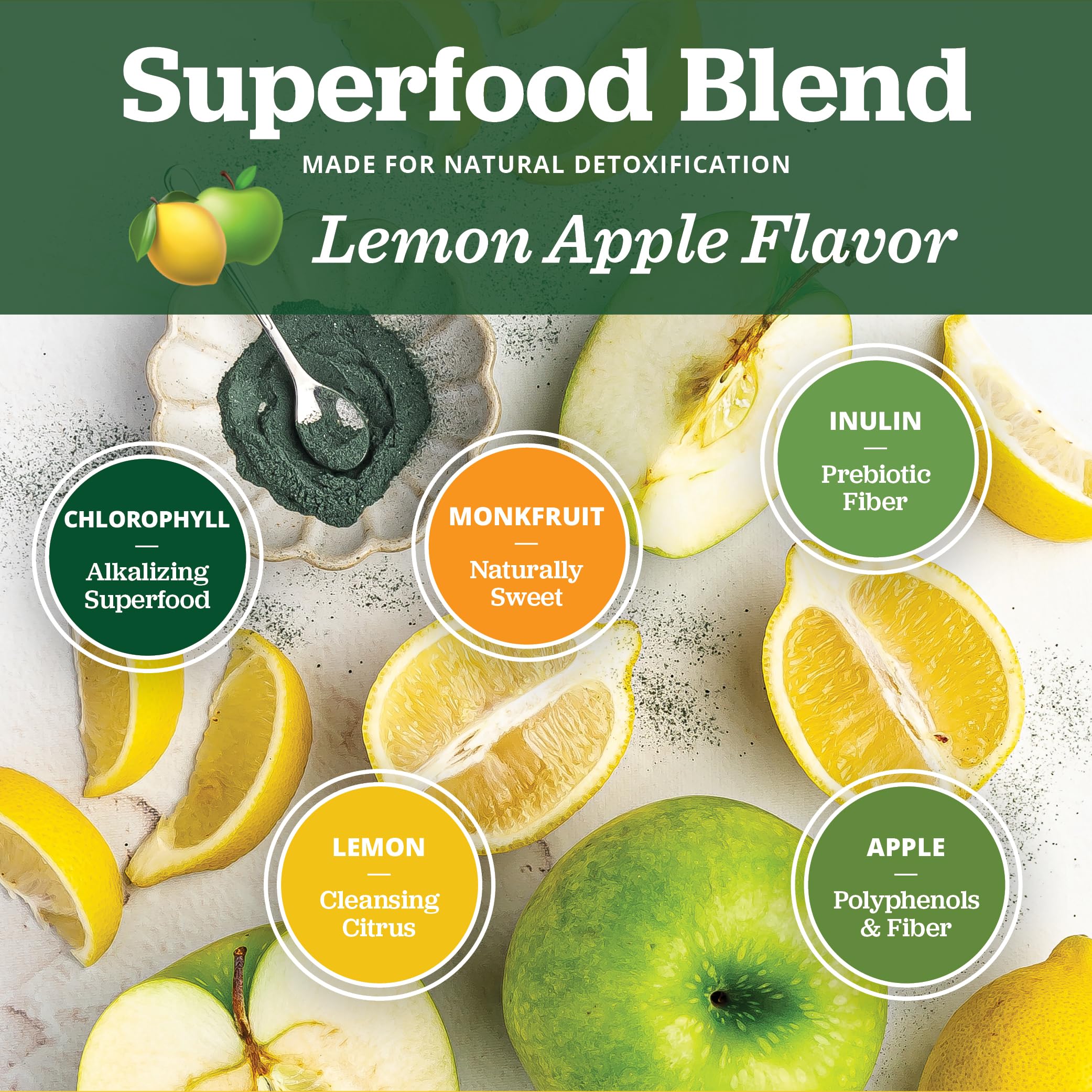 All About Juicing Chlorophyll Green Juice Shots – Clean Energy, Detox, Alkalize (30 Stick Packs) - Image 12