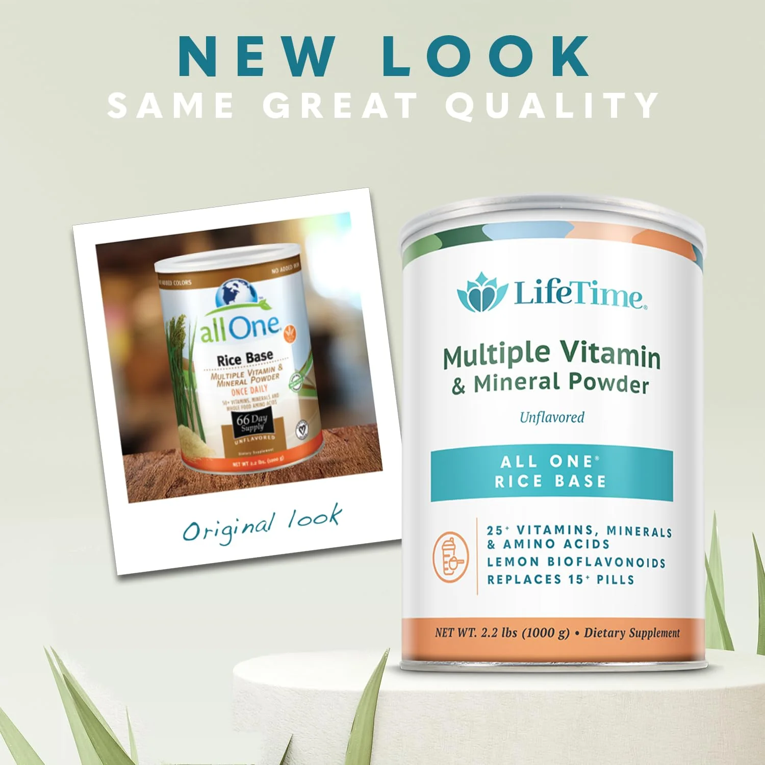 ALL ONE Lifetime Rice Base Multivitamin & Mineral Powder – Once Daily, 66 Servings, Vegan & Gluten-Free - Image 4